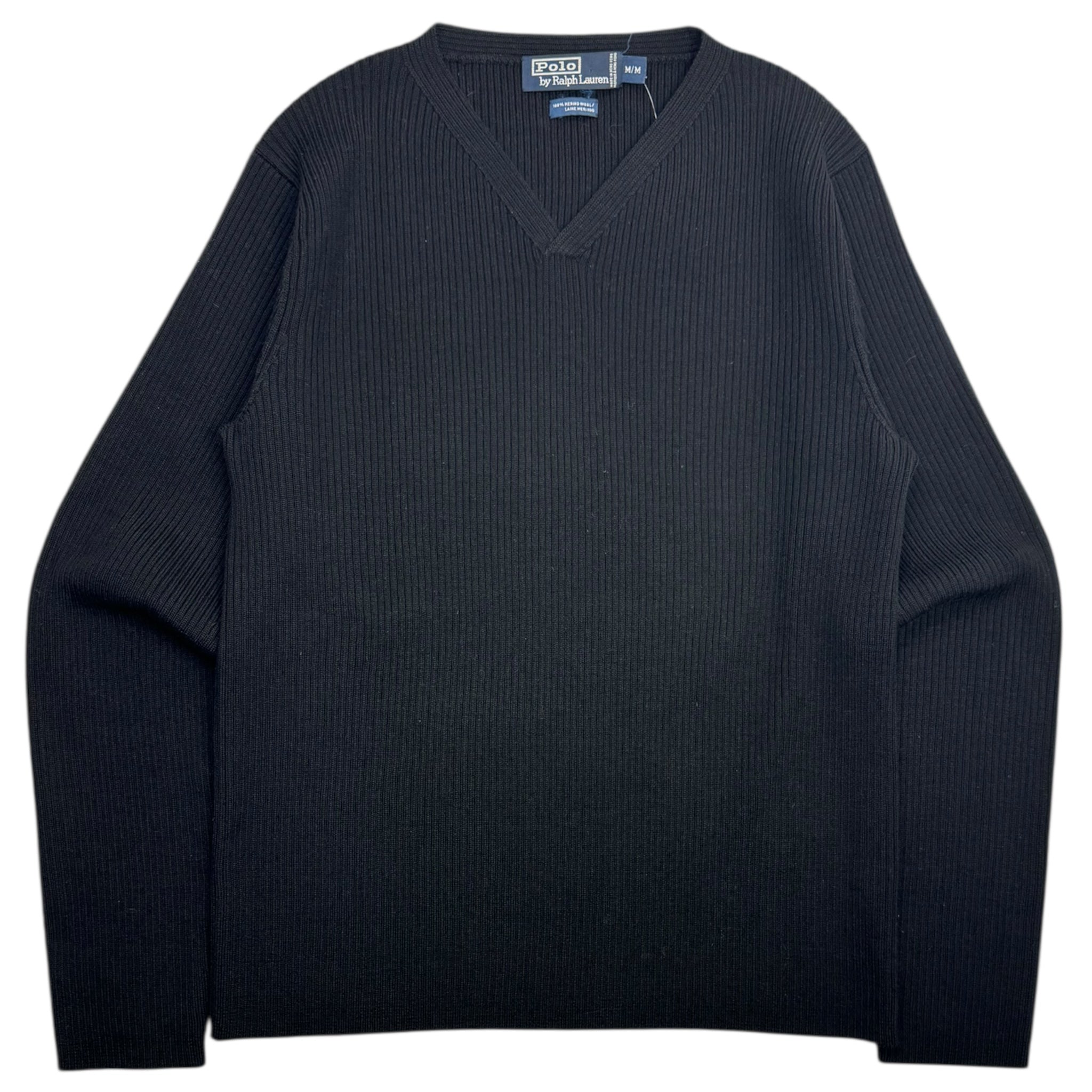 Vintage Polo Ralph Lauren Merino Wool V-Neck Sweater