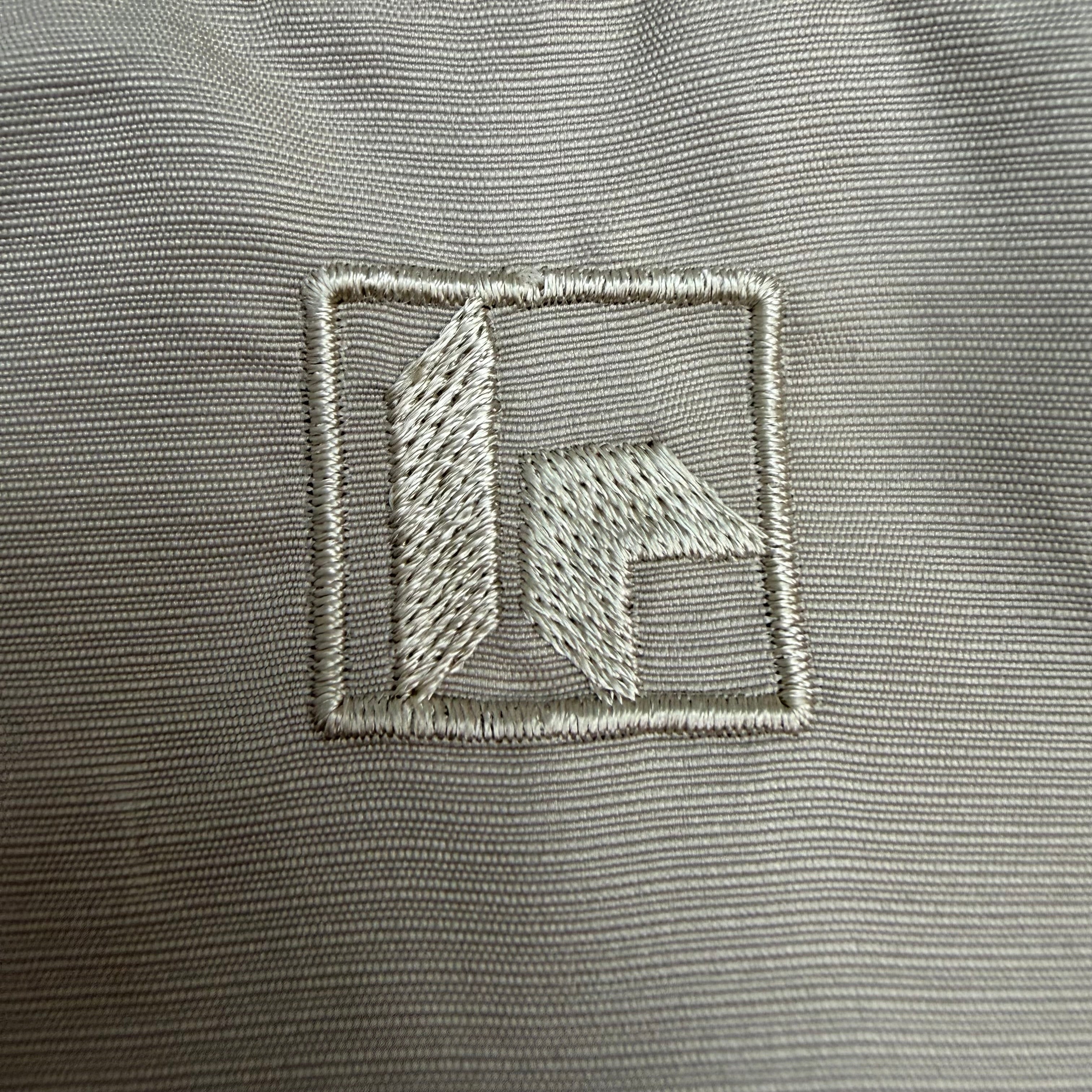 Vintage North End Detachable Sleeve Windbreaker Pullover Beige