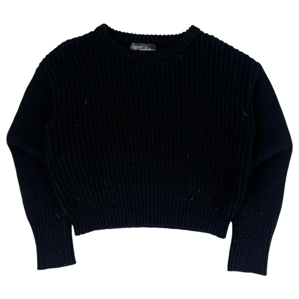 Basketcase Gallery Rib Knit Sweater Black