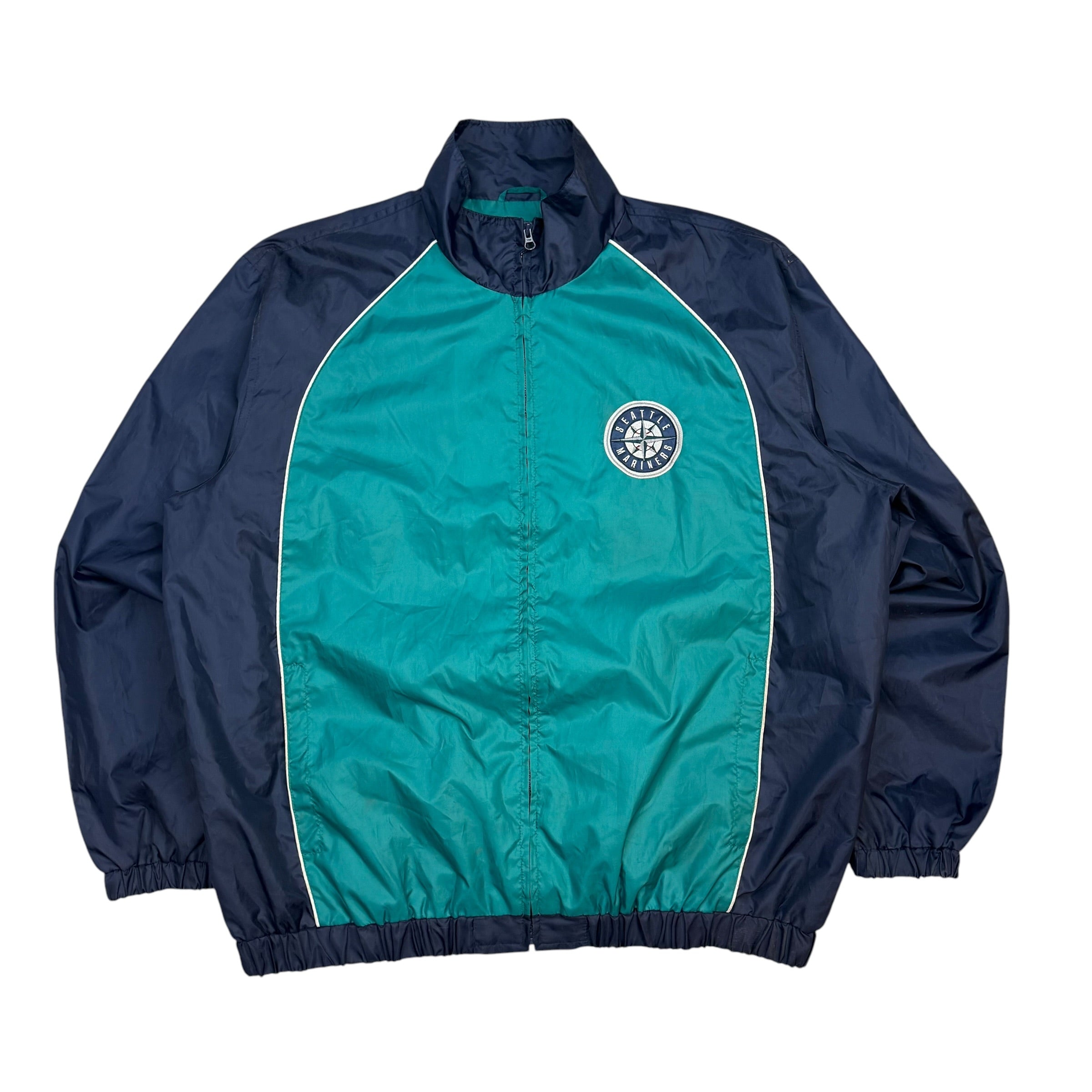 Vintage Seattle Mariners Windbreaker Jacket Teal/ Green