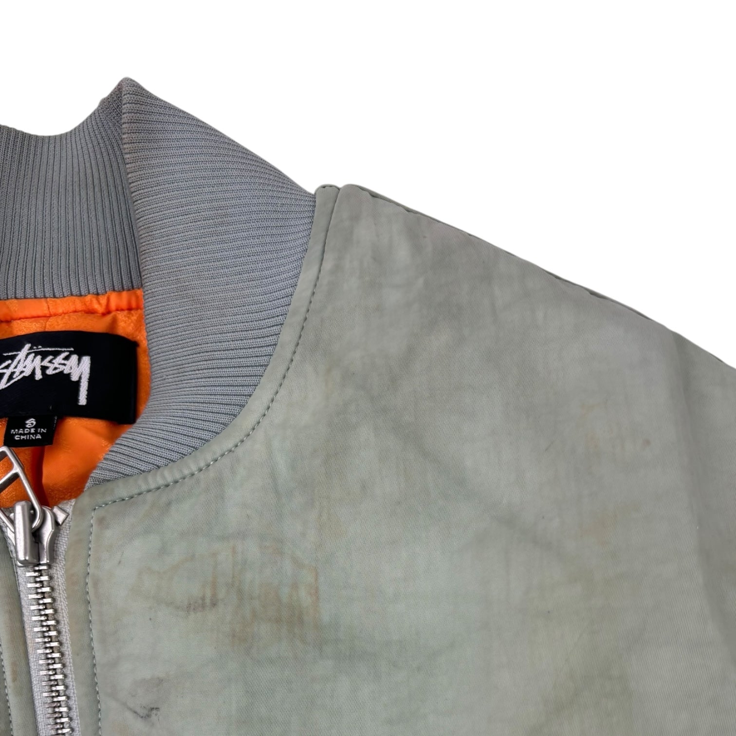 Stussy Dyed Nylon Bomber Stone