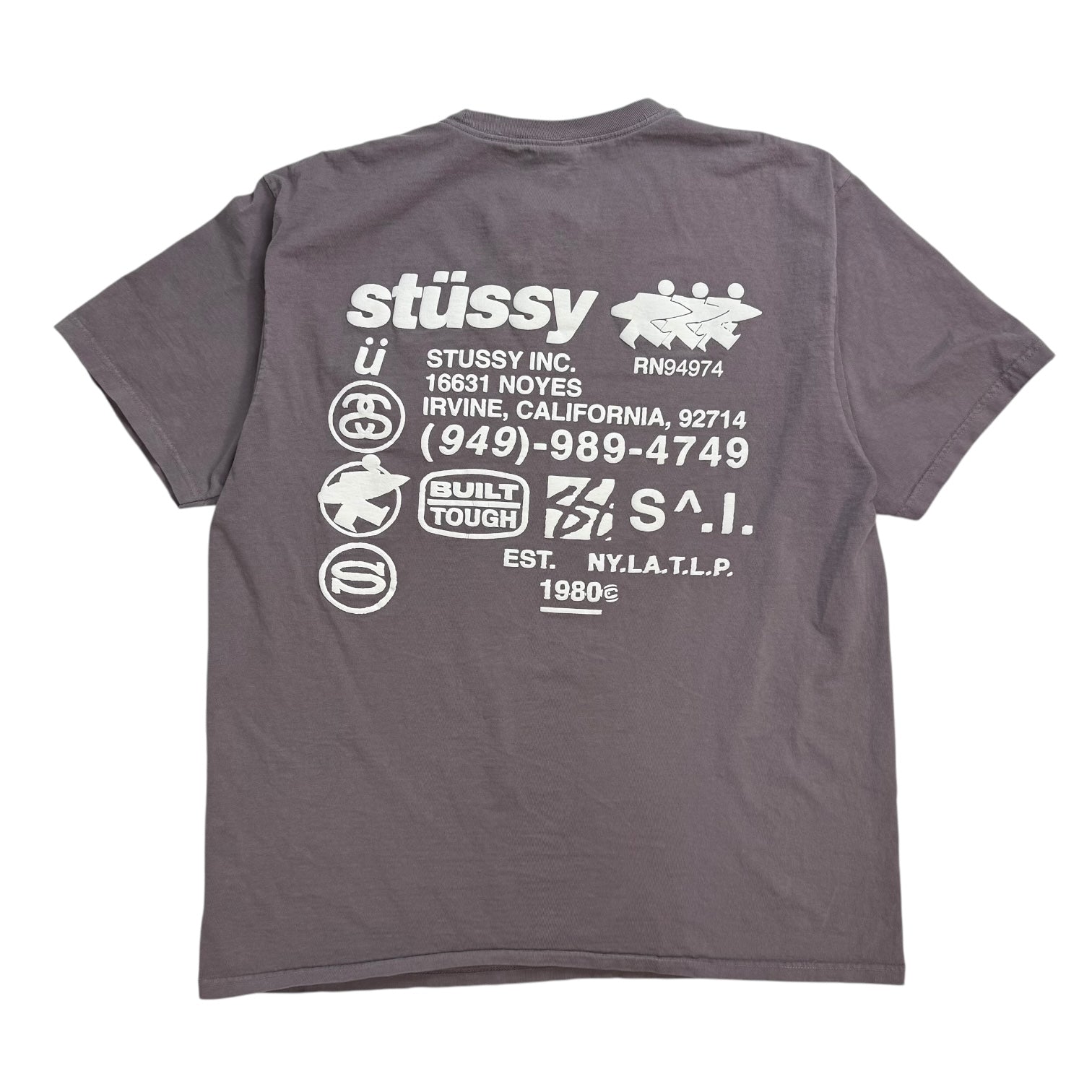 Stussy DNA Pigment Tee Grey