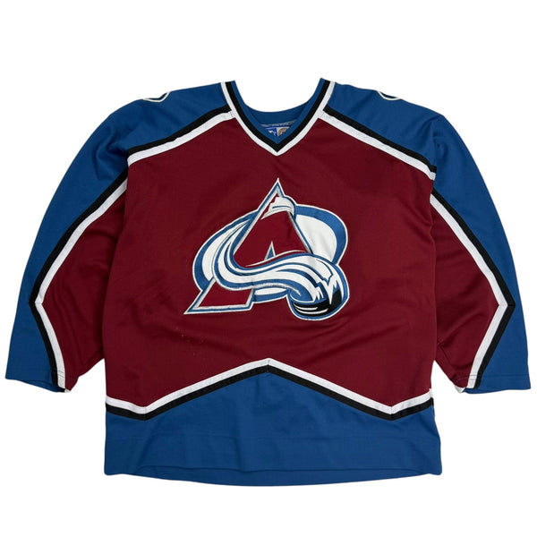 Vintage Colorado Avalanche Starter Western Conference Jersey Burgundy