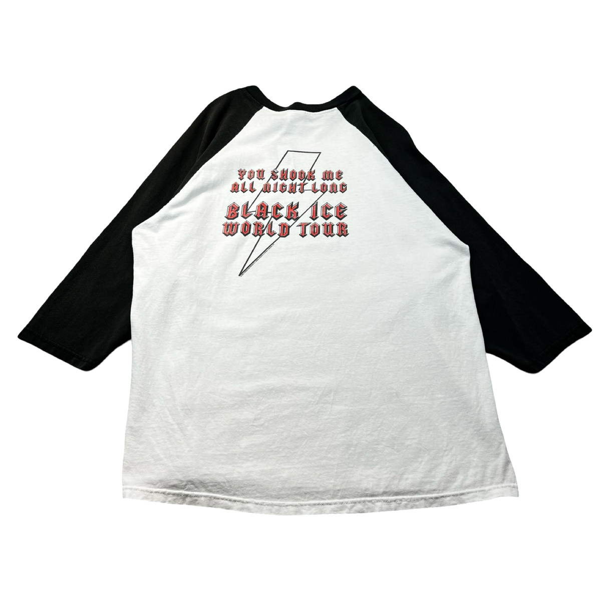 2009 AC/DC Hells Belle Raglan Baseball T-Shirt