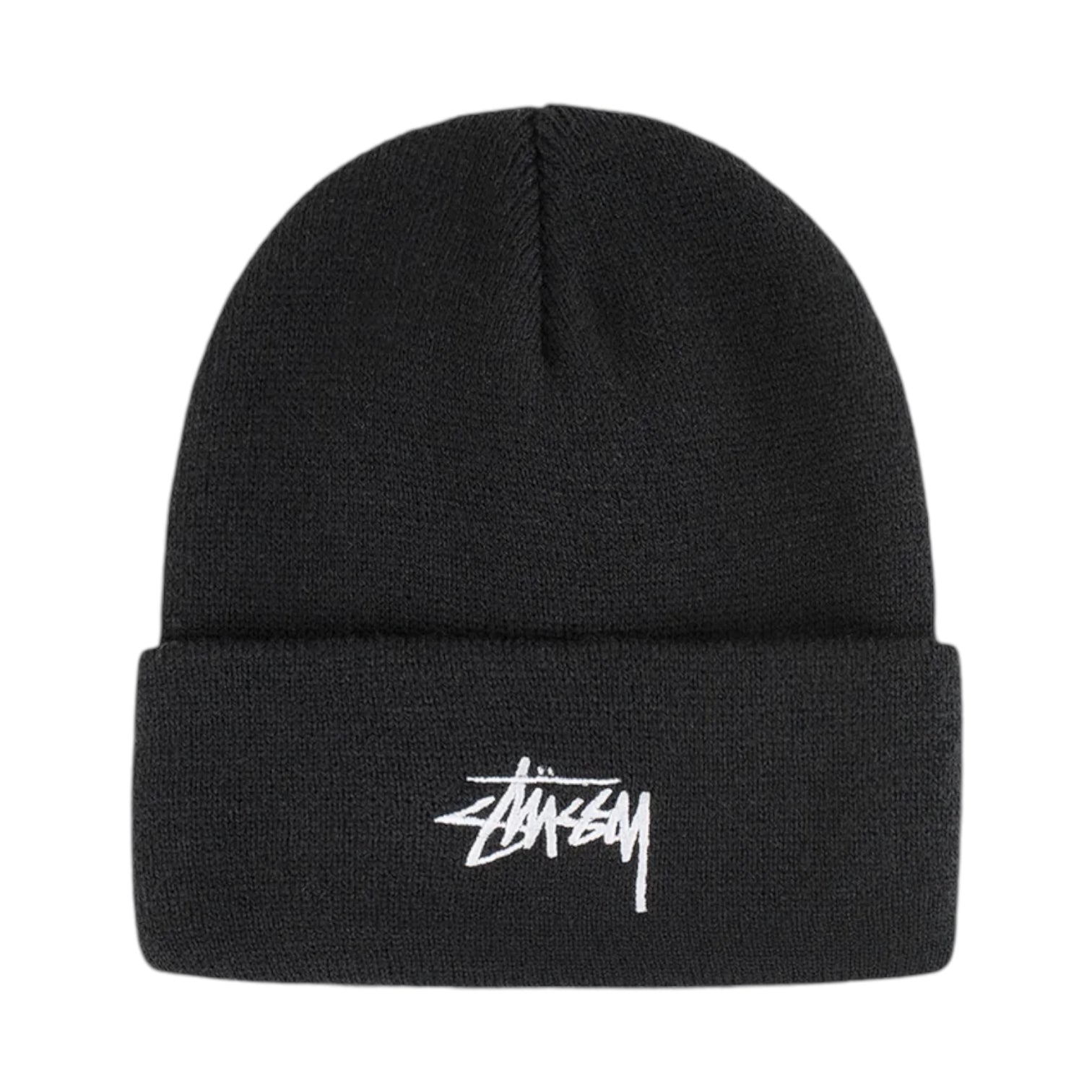 Stüssy Stock Cuff Beanie Black