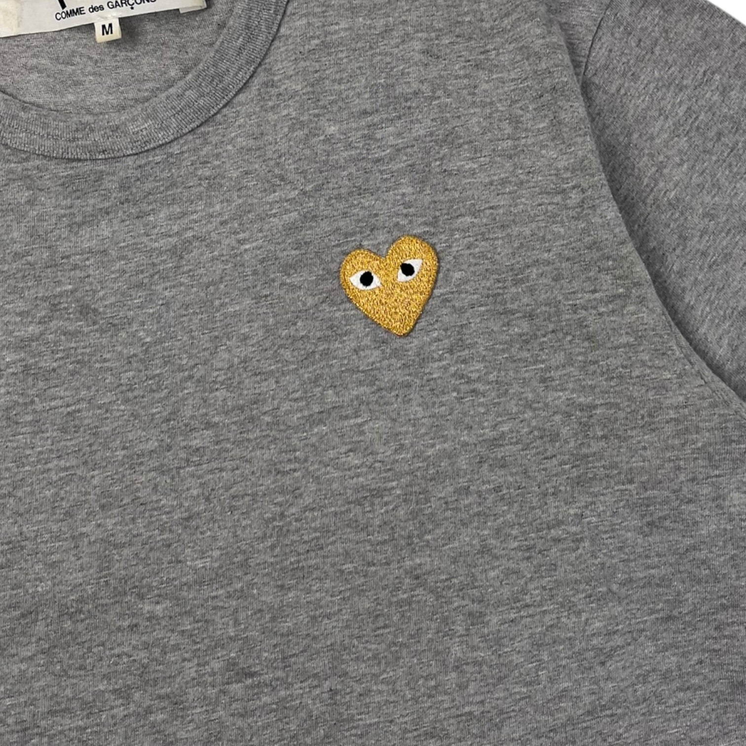 Comme Des Garçons Gold Play Heart T-Shirt