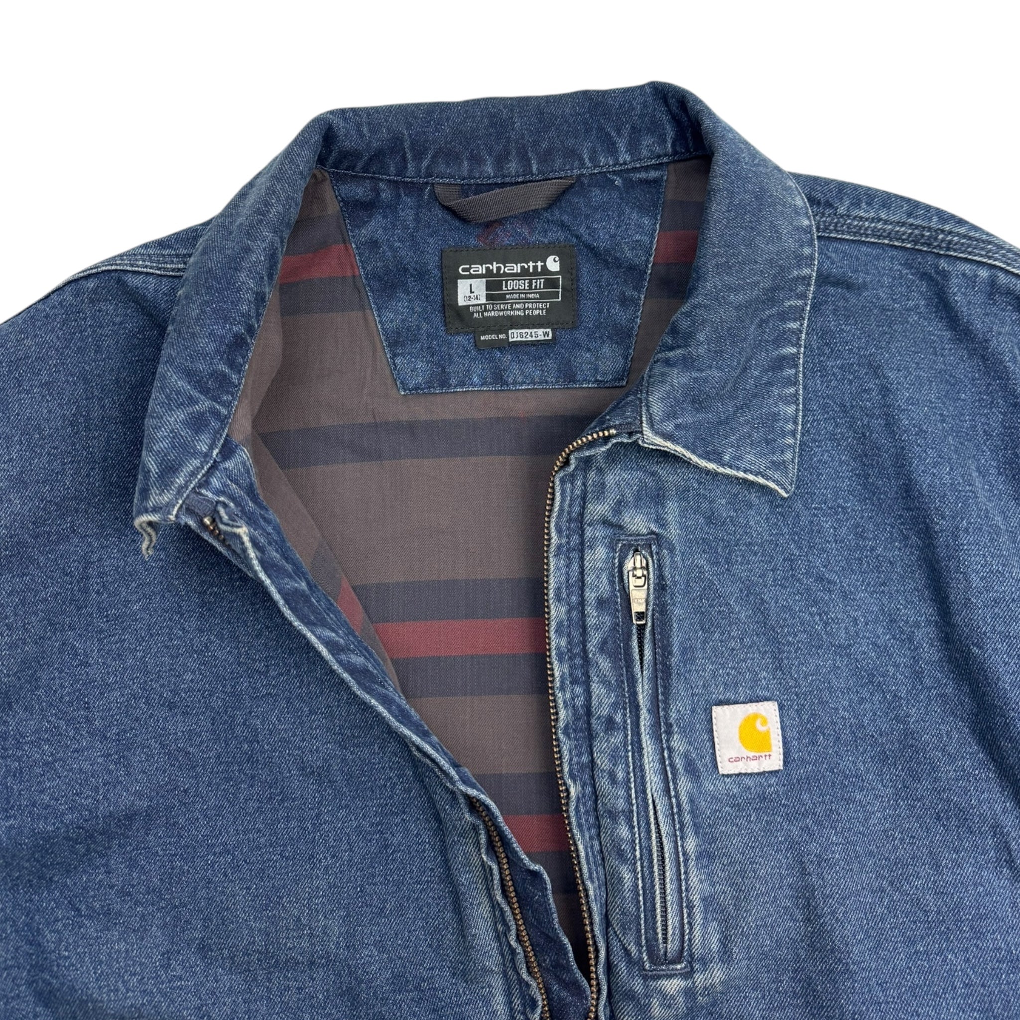 Carhartt Loose Fit Denim Detroit Jacket Womens