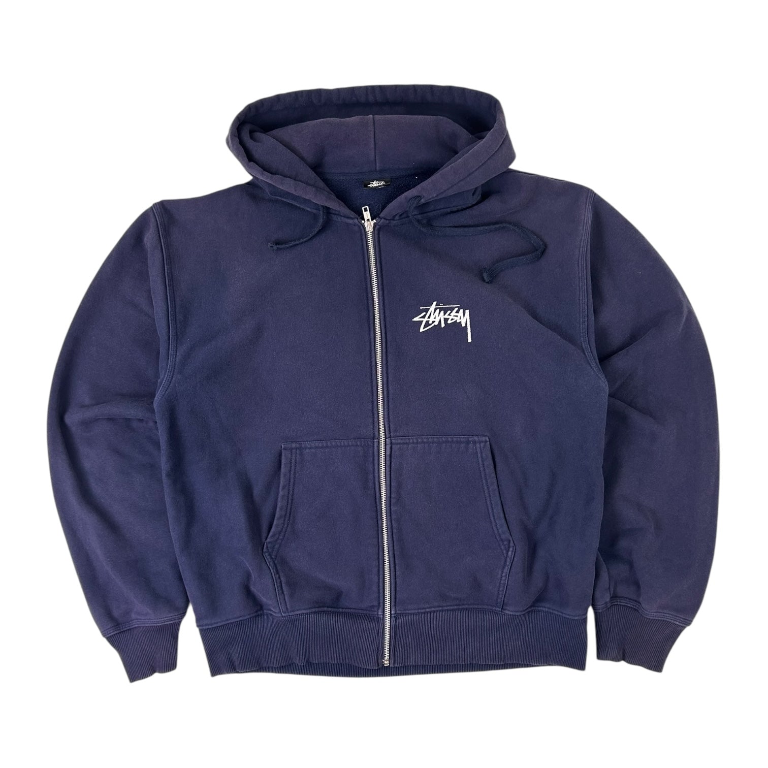 Stussy Great Future Zip-Up Hoodie Navy