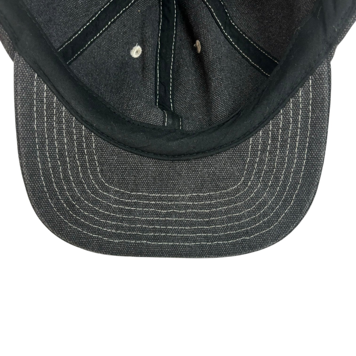 Stussy Contrast Stitch SnapBack Hat Dark Grey