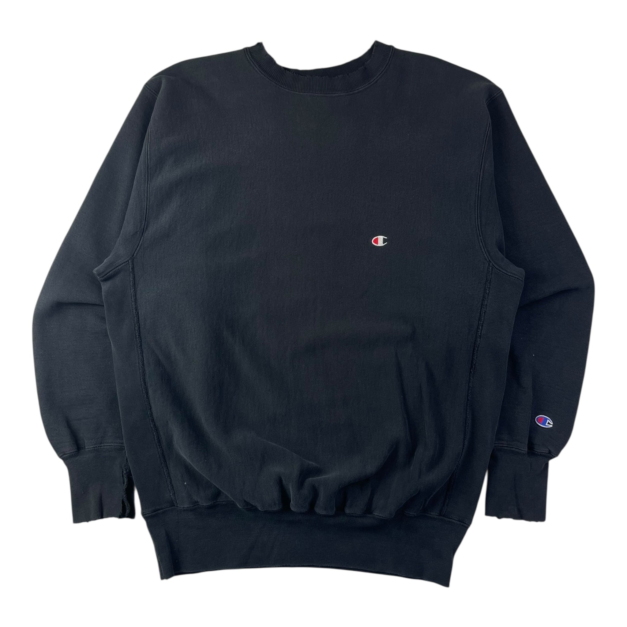 Vintage Champion Reverse Weave Crewneck Black