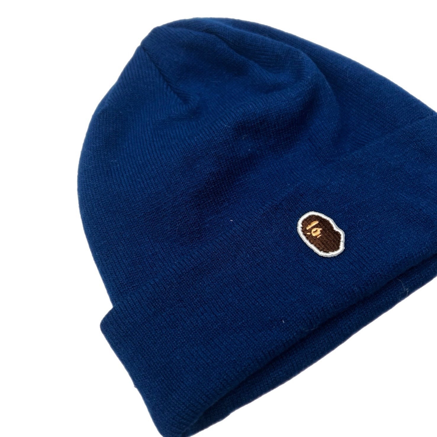 Bape One Point Beanie Navy