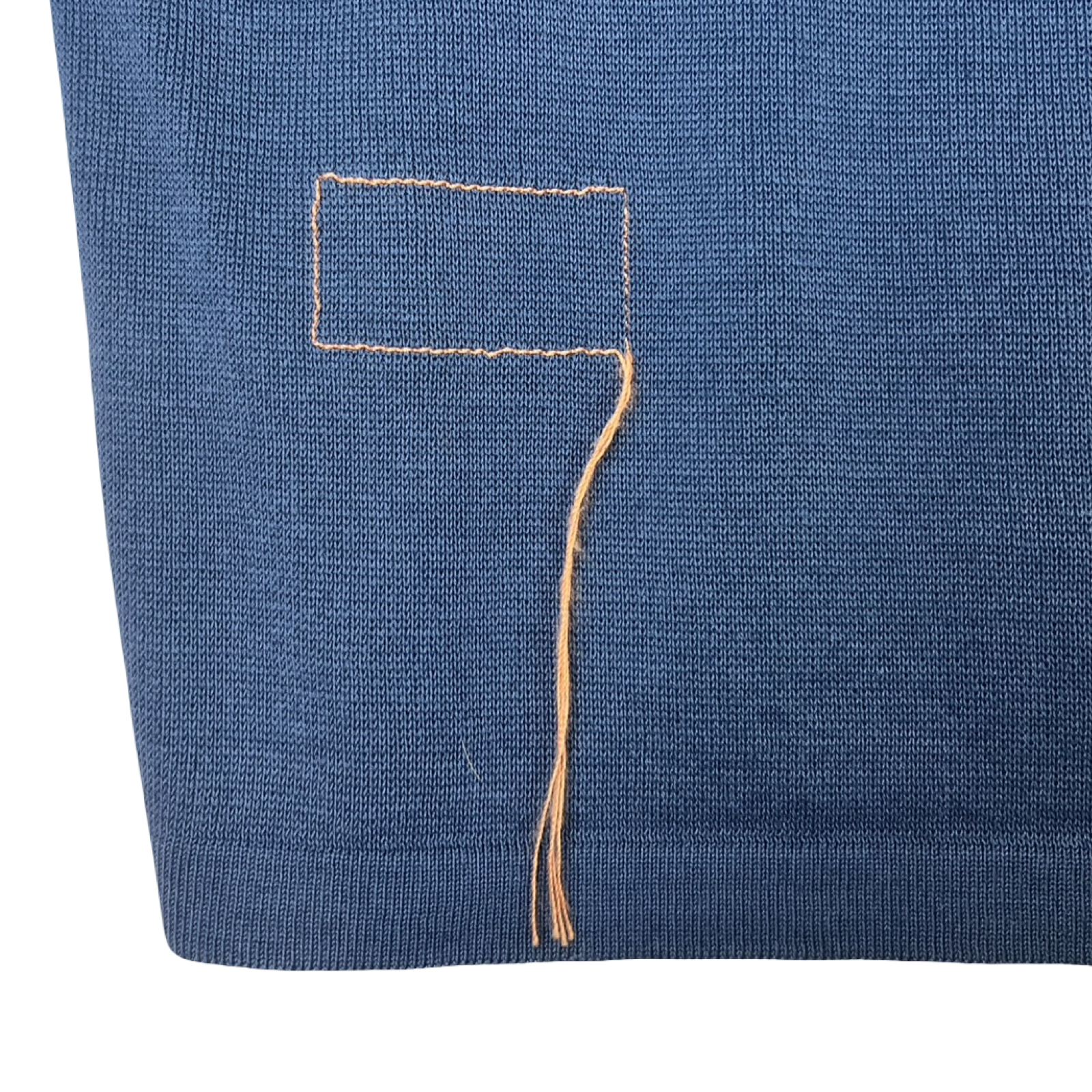 Fortela Knitted Skipper Textured Polo shirt Indigo Blue