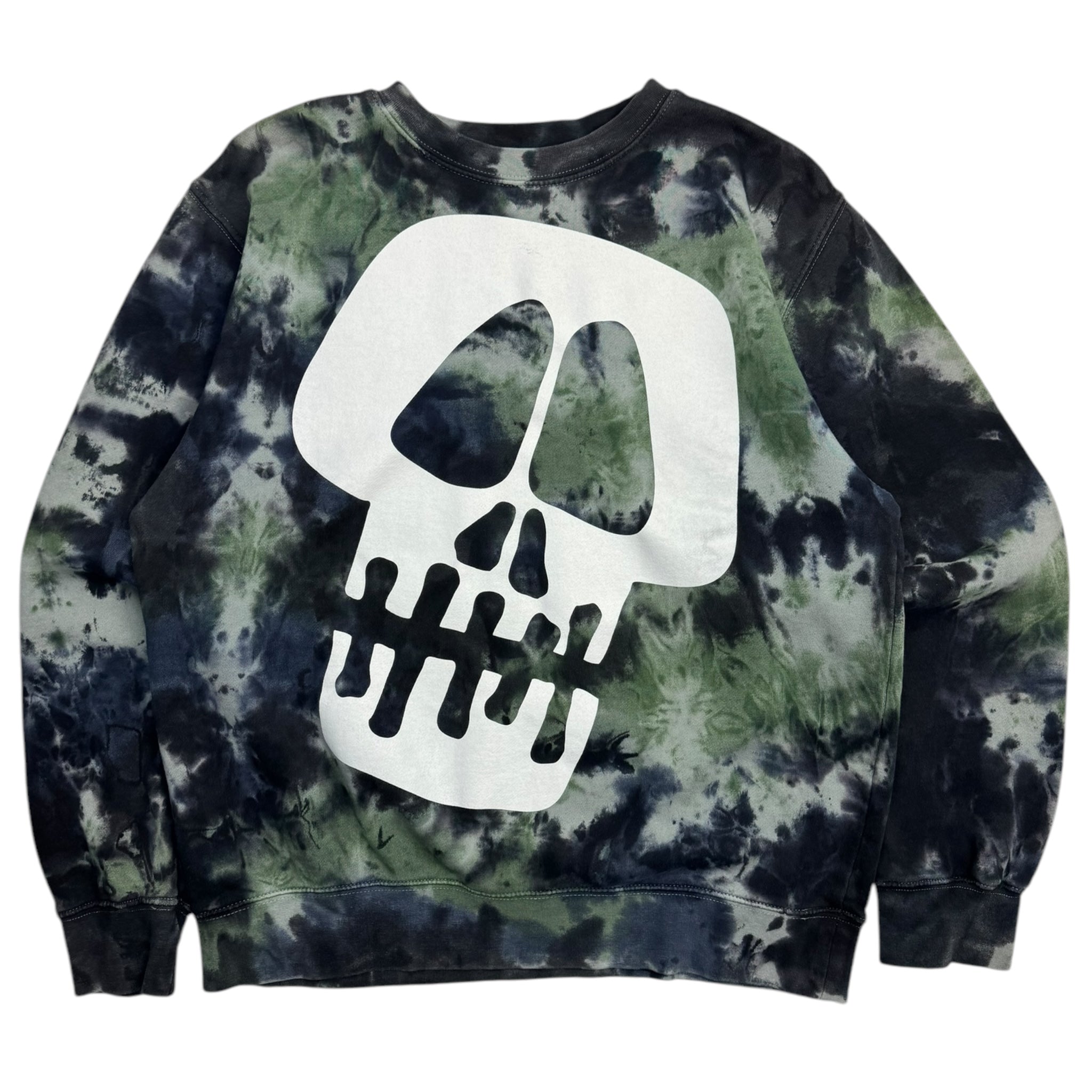 Stussy Tie Dye Skull Crewneck