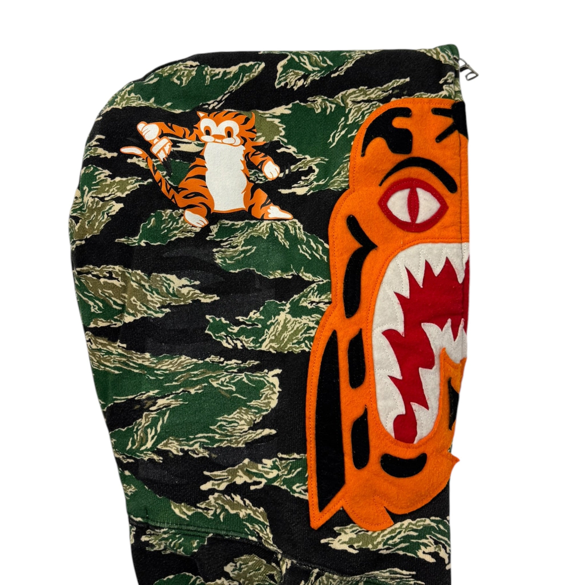BAPE Tiger Camo Tiger Full Zip Hoodie Green