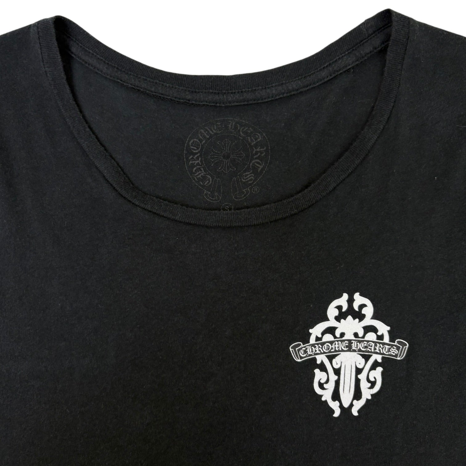 (W) Chrome Hearts Hollywood Dagger Tee Black