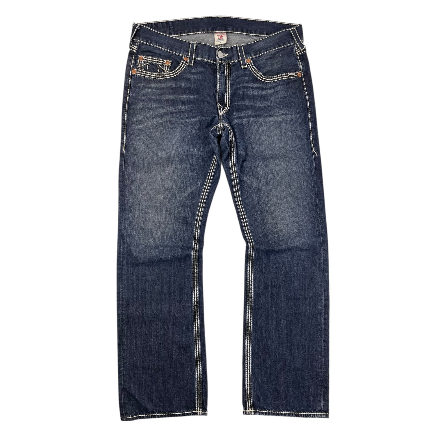 Vintage Y2K True Religion Denim Contrast Stitch Bottoms