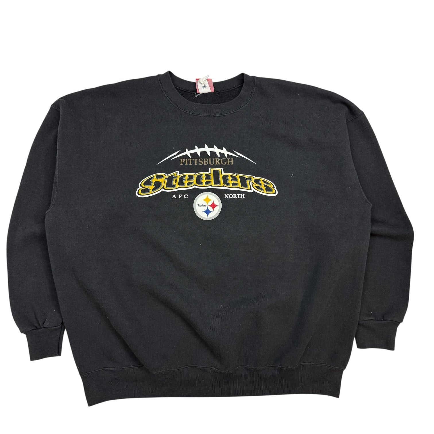 Vintage Pittsburgh Steelers AFC North Crewneck Black