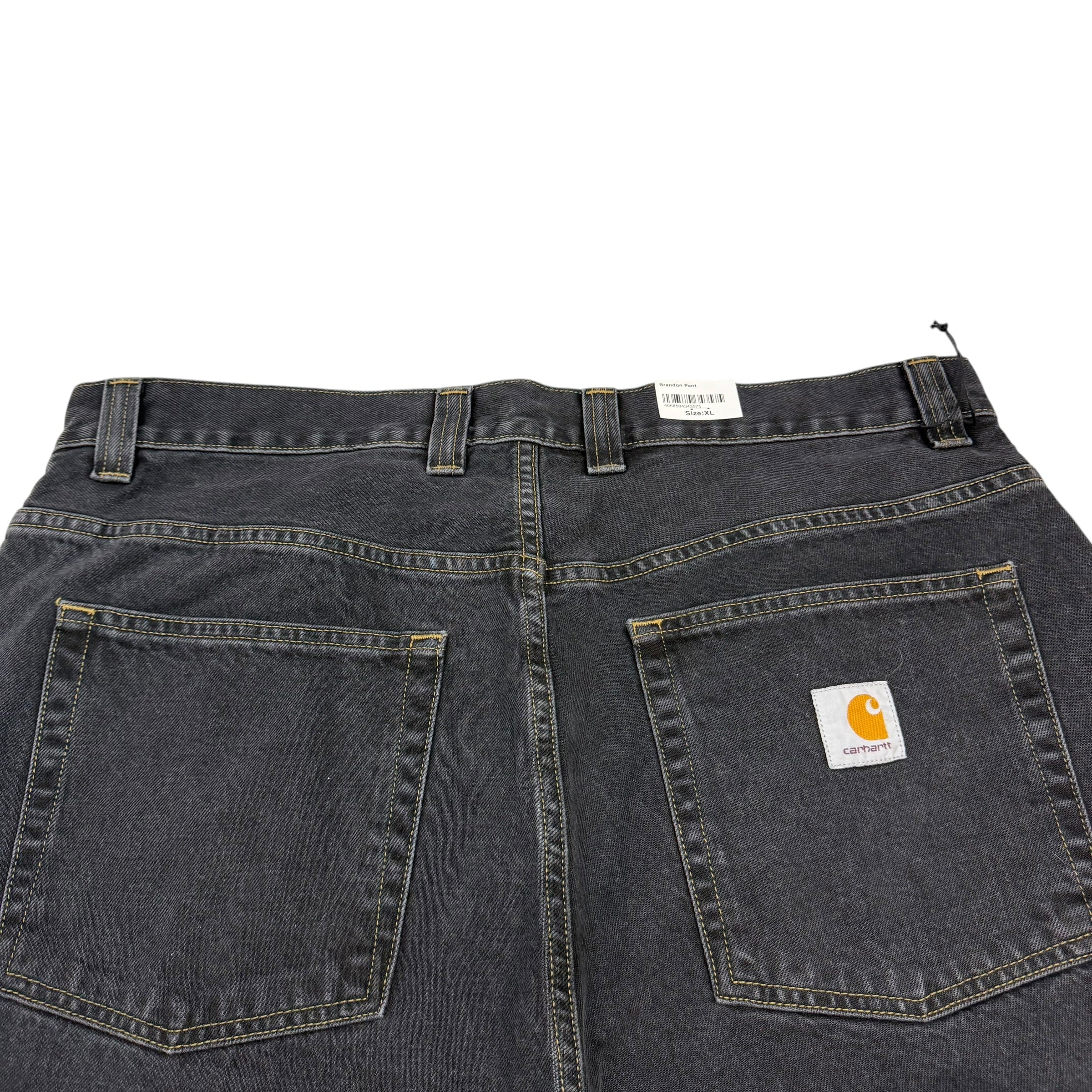Carhartt WIP Stone Washed Denim Brandon Pant Black