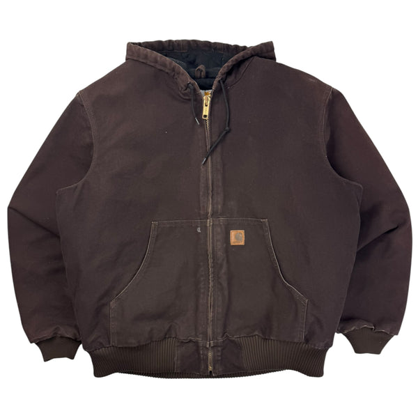 Vintage J130 Carhartt Active Jacket Dark Brown