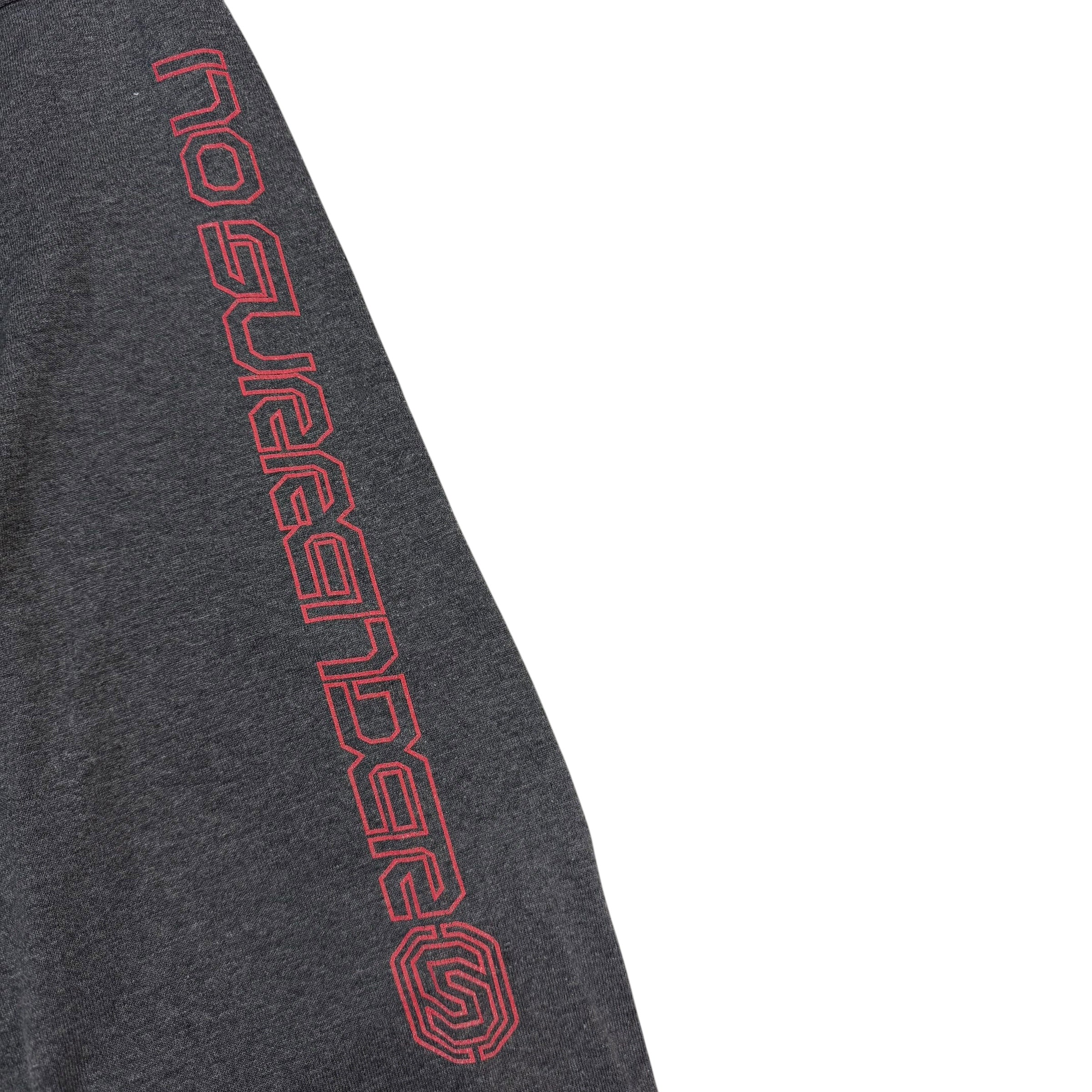 Vintage No Surrender Boarding Longsleeve Tee Grey
