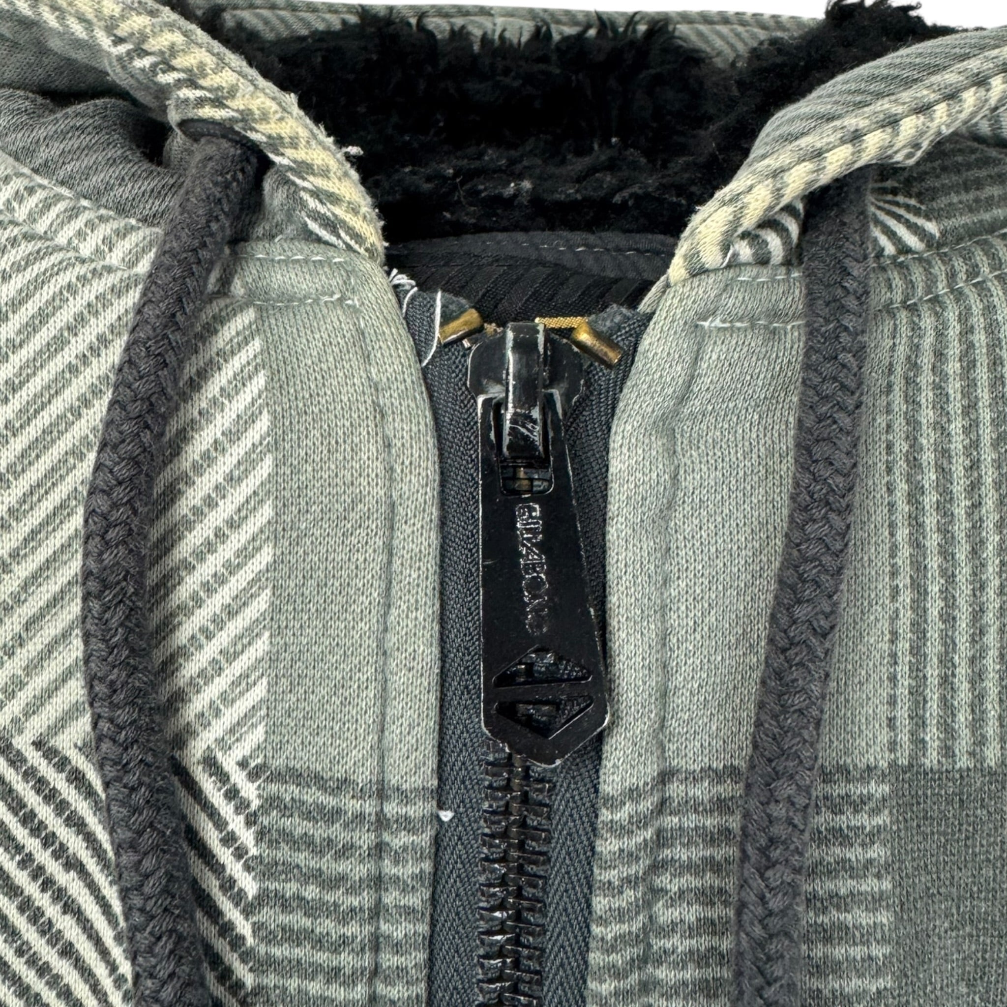 Vintage Y2K Billabong Sherpa Lined Plaid Hoodie
