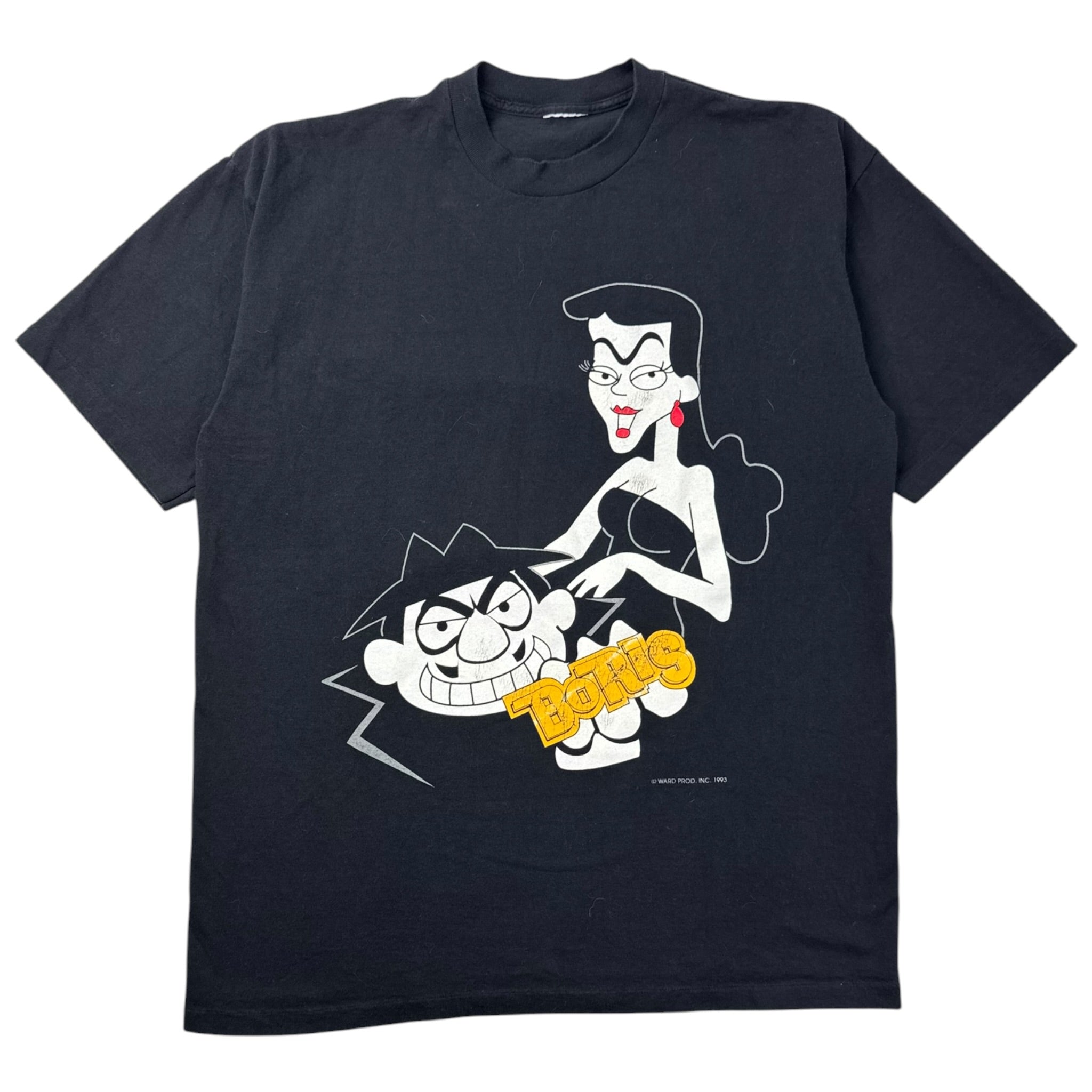 1993 Boris & Natasha Rocky & Bullwinkle Cartoon T-Shirt