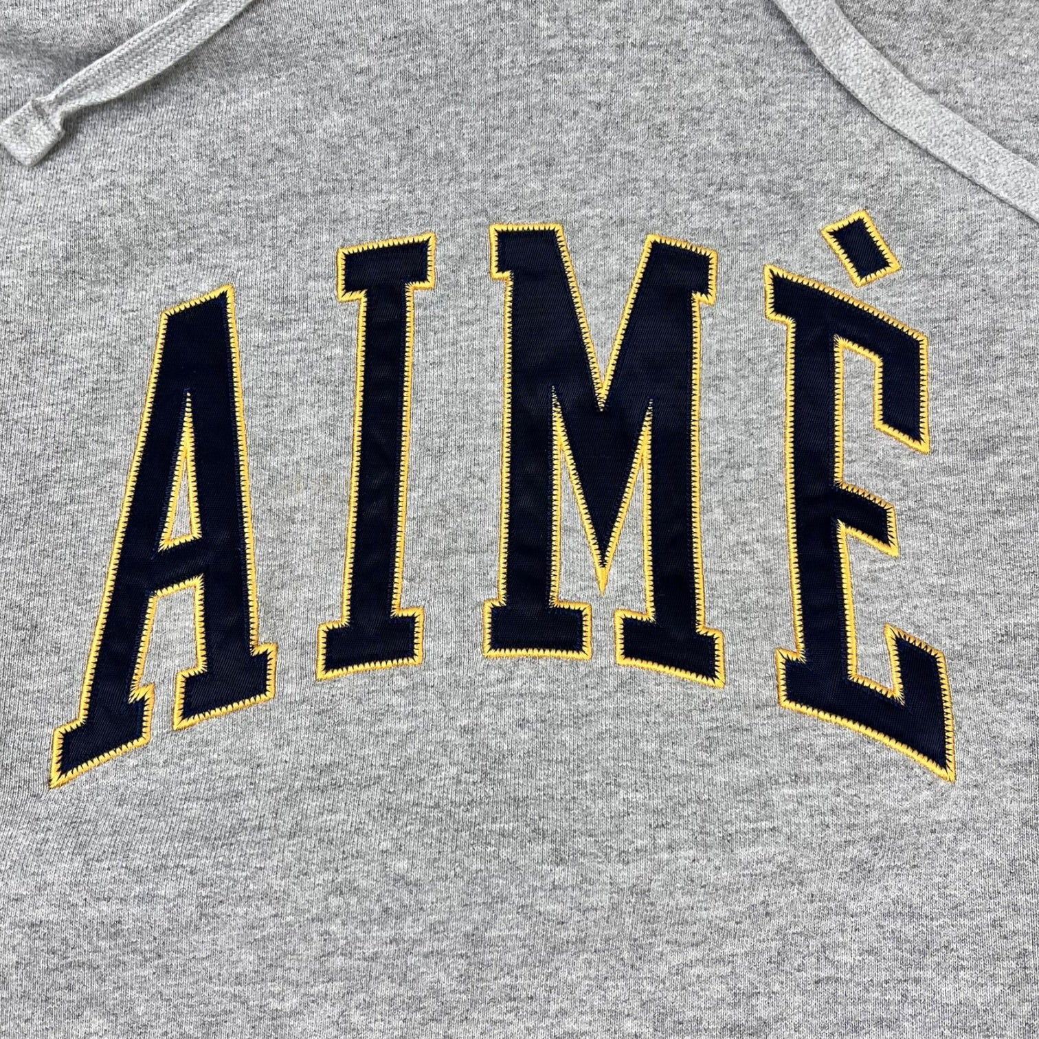 Aimé Leon Dore 20oz Terry Collegiate Hoodie Heather Grey