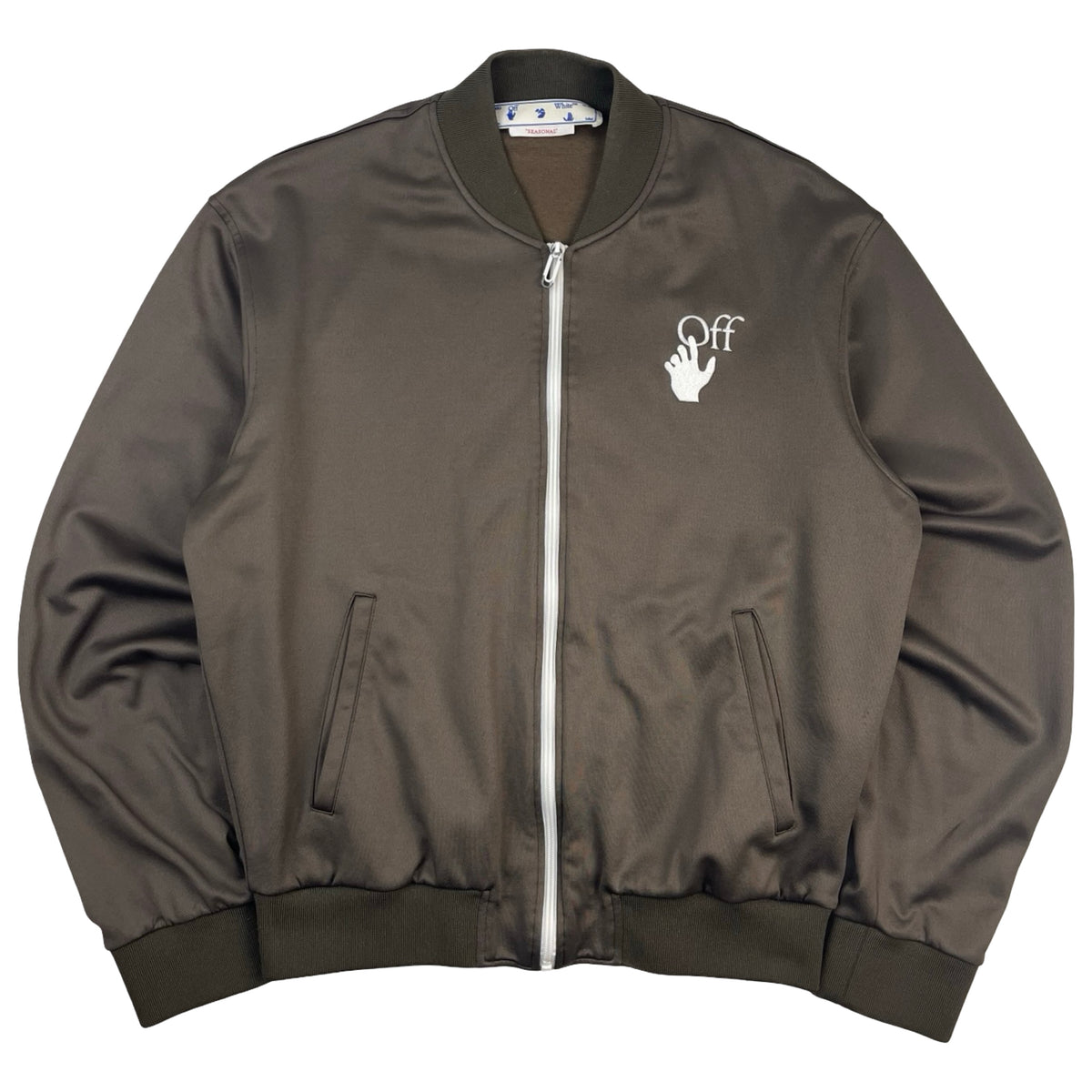 Off-White Track Jacket Brown