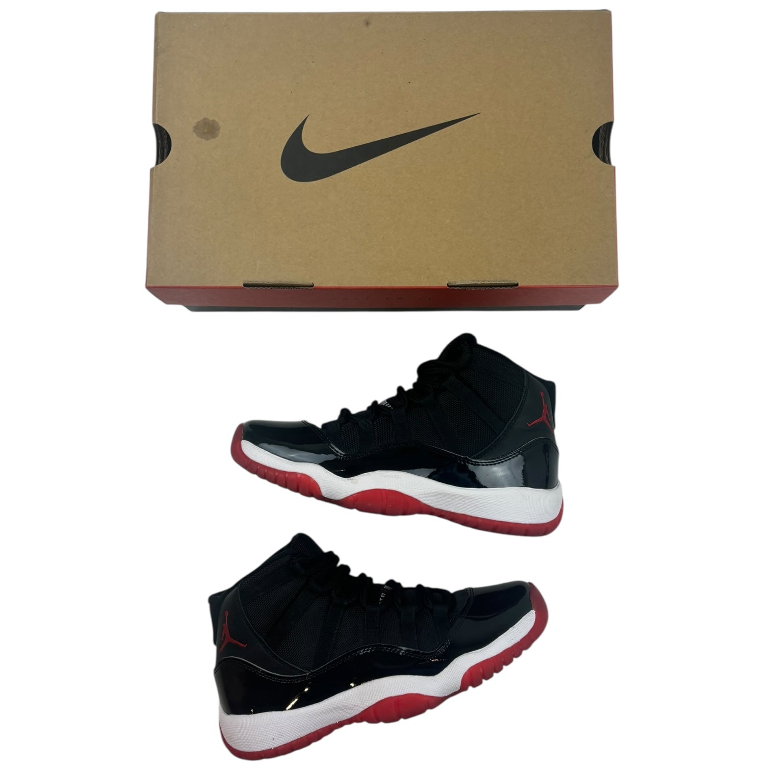 Jordan 11 Retro Playoffs Bred GS (2019) (Used)