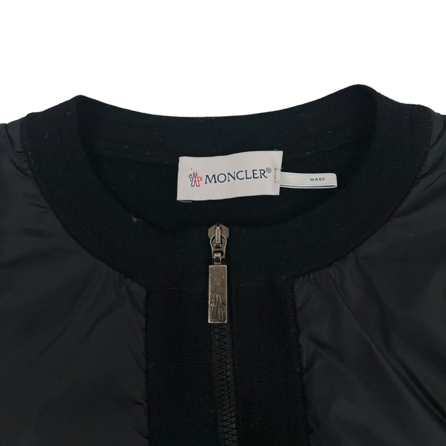 (W) Moncler Maglia Tricot Alla Coreana Cardigan Black