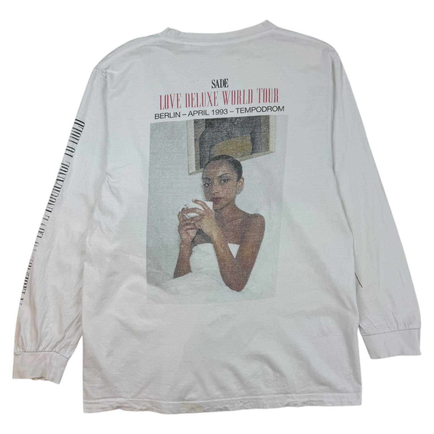 O32c x Sade Long Sleeve Shirt White