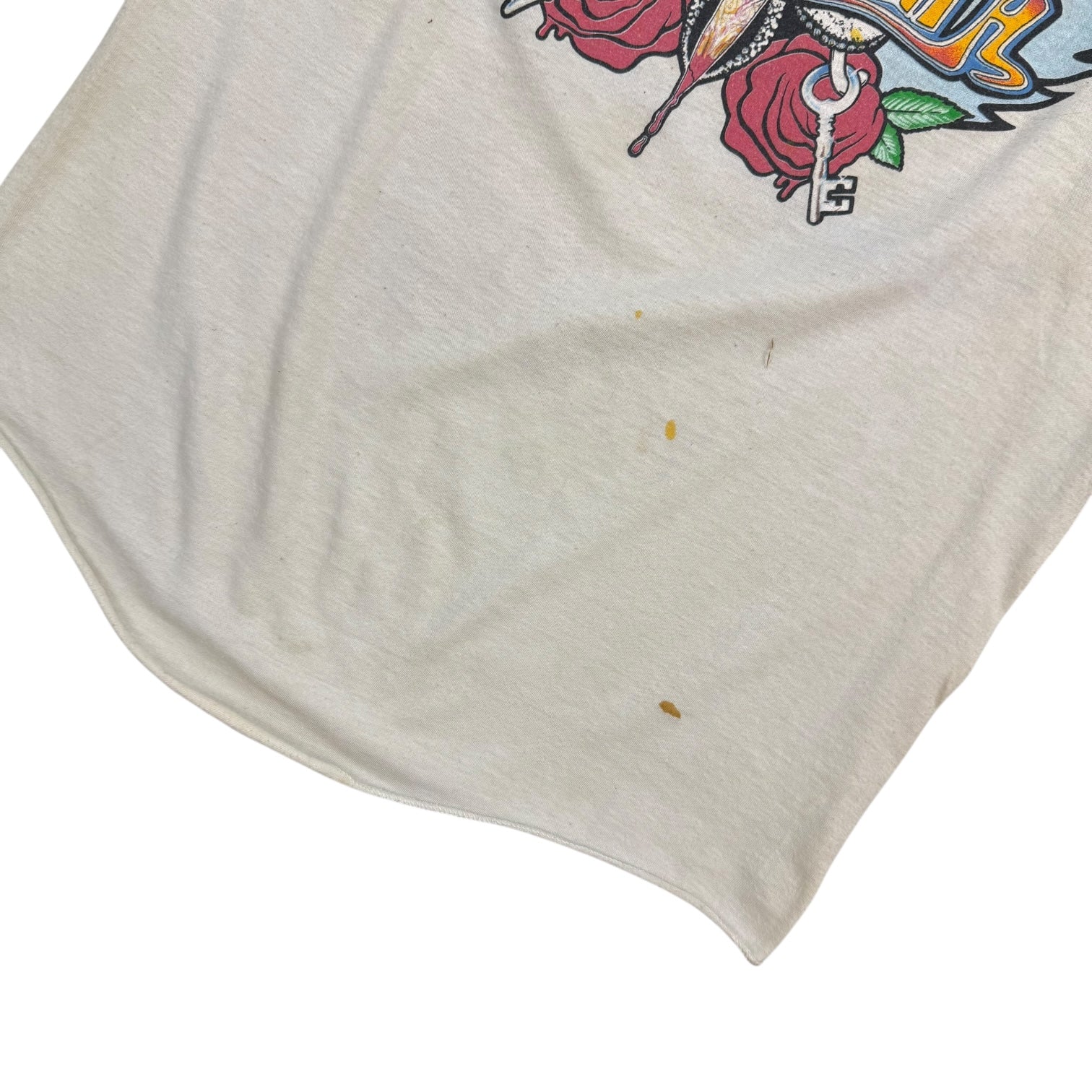 1988 Aerosmith Permanent Vacation Raglan Tee Black/White