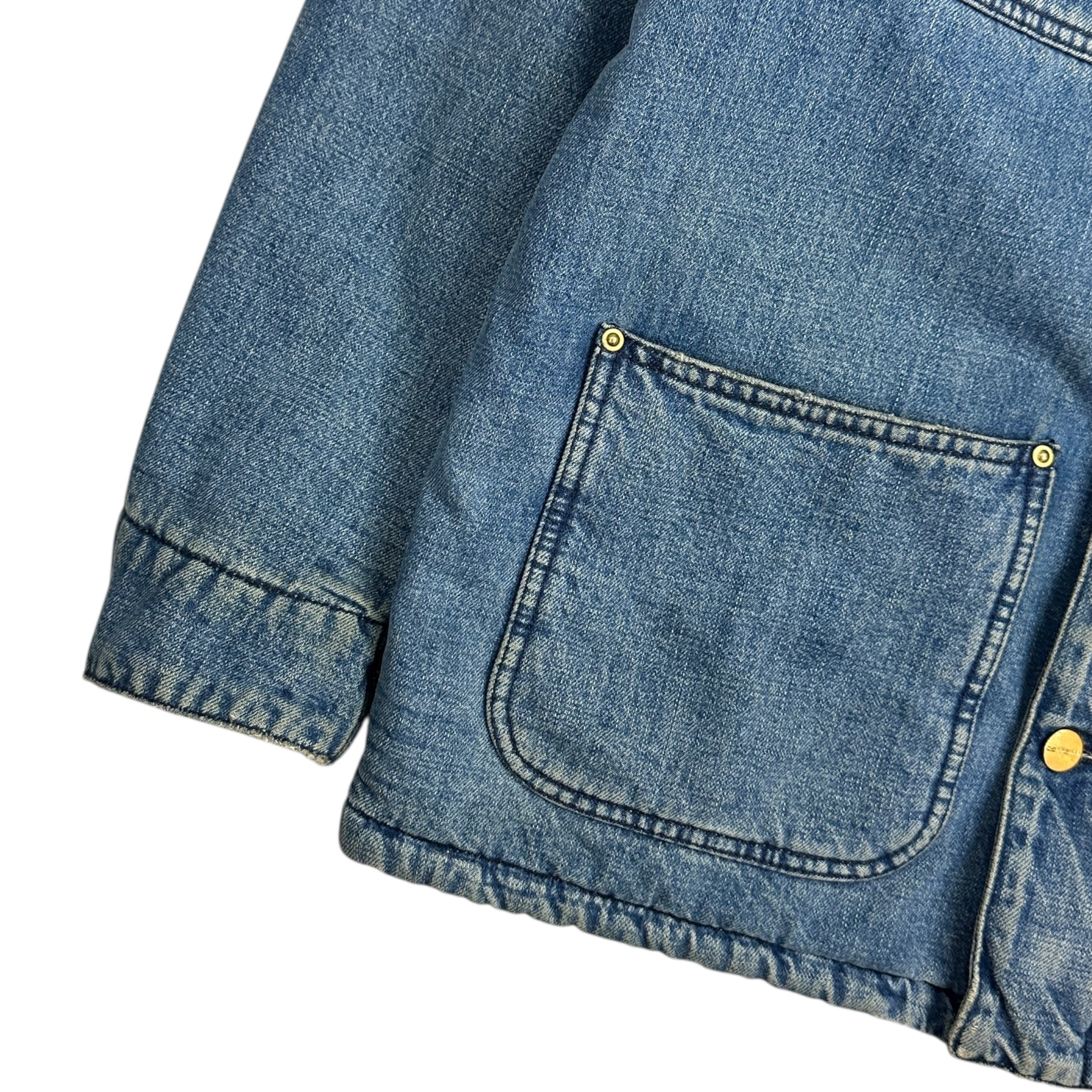 Carhartt WIP Light Wash Denim Phoenix Coat