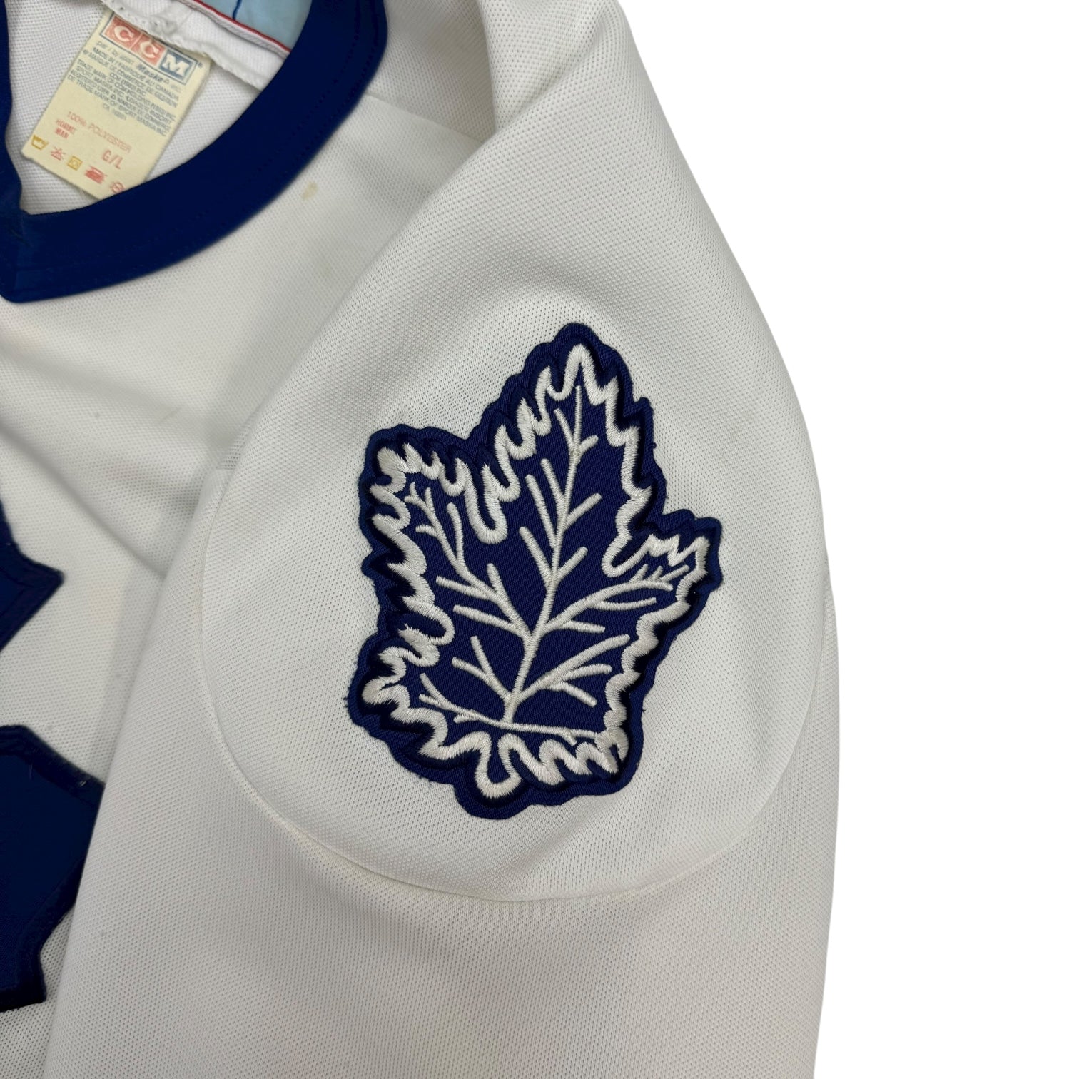 Vintage CCM Toronto Maple Leafs Away Jersey White