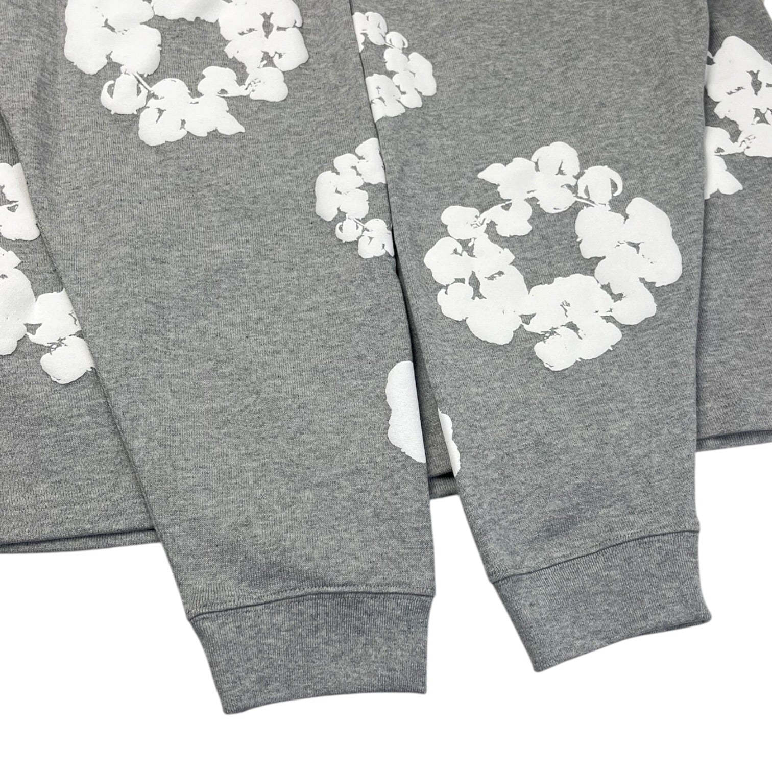 Denim Tears Cotton Wreath L/S Tee Grey