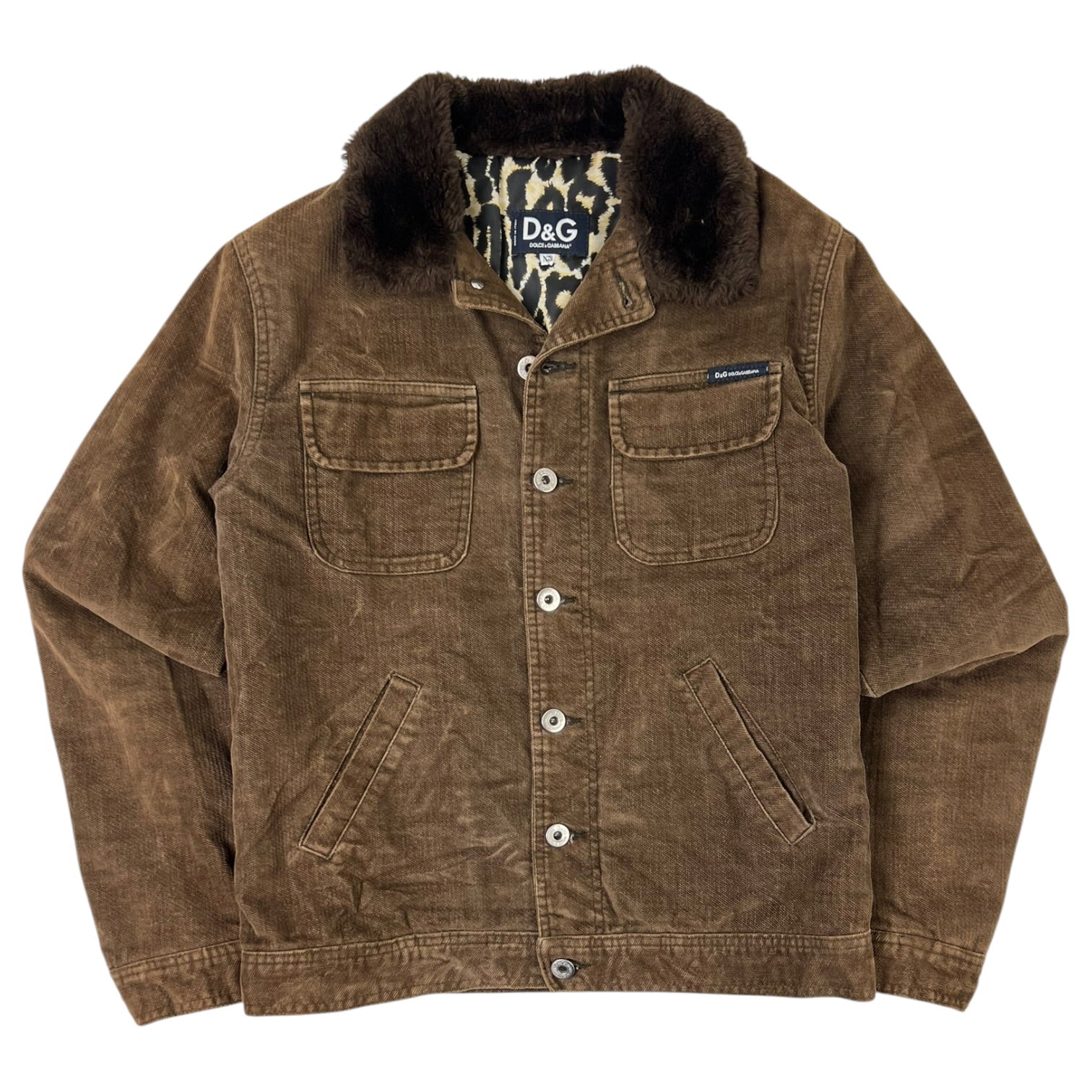 Dolce & Gabbana Corduroy Jacket Brown