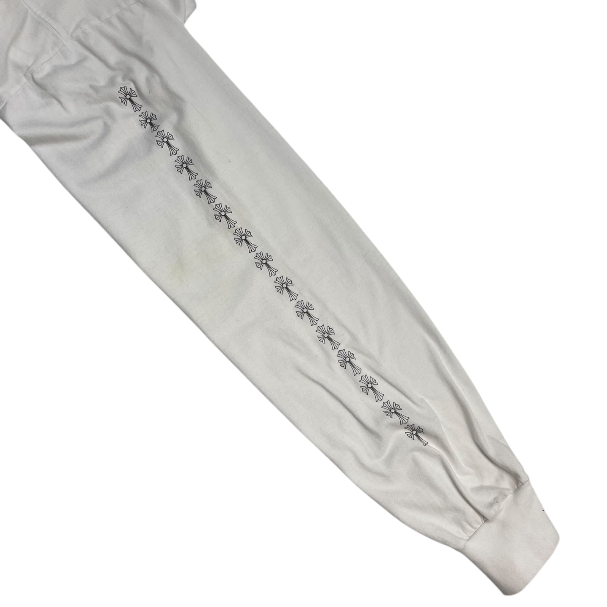 Chrome Hearts Pocket Cross Logo Longsleeve Shirt White