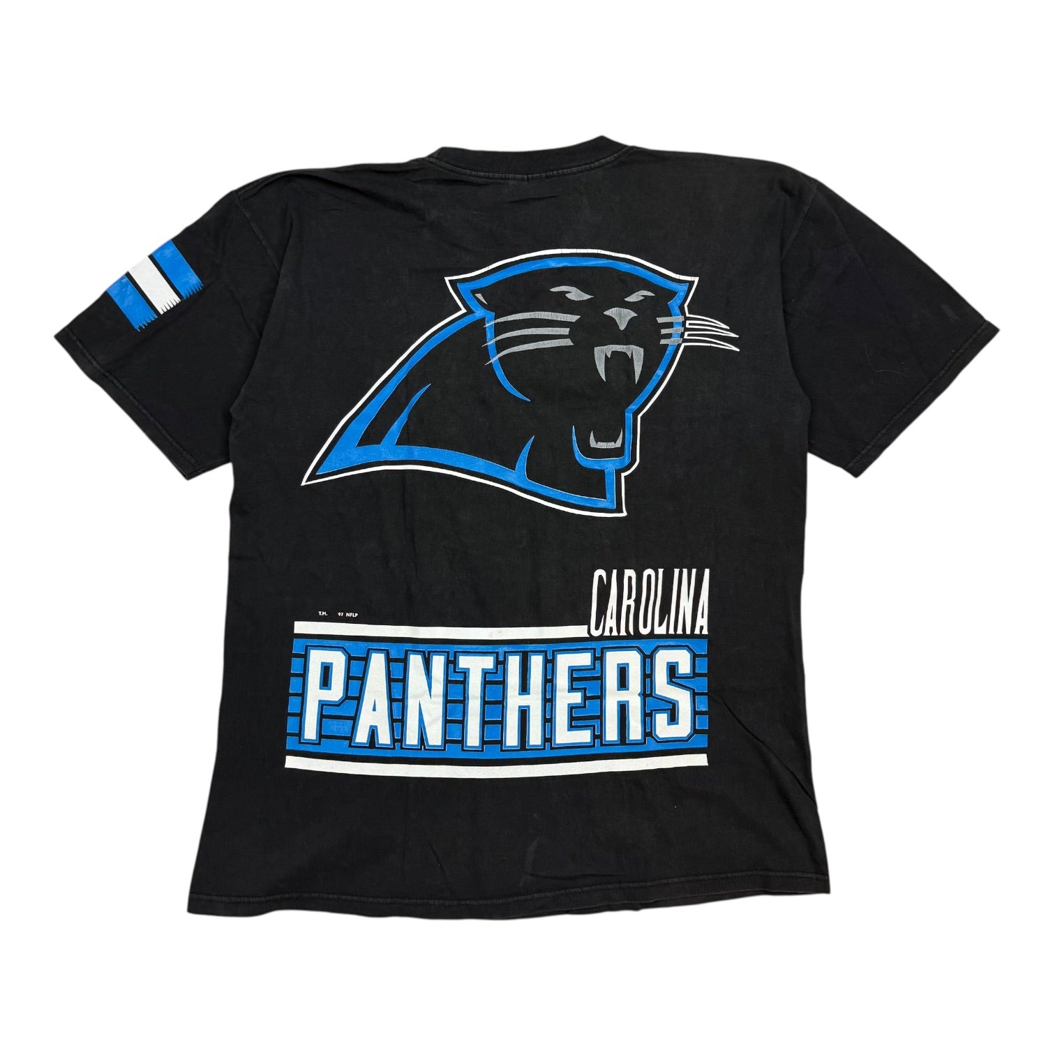 Vintage Carolina Panthers Jersey Tee Black