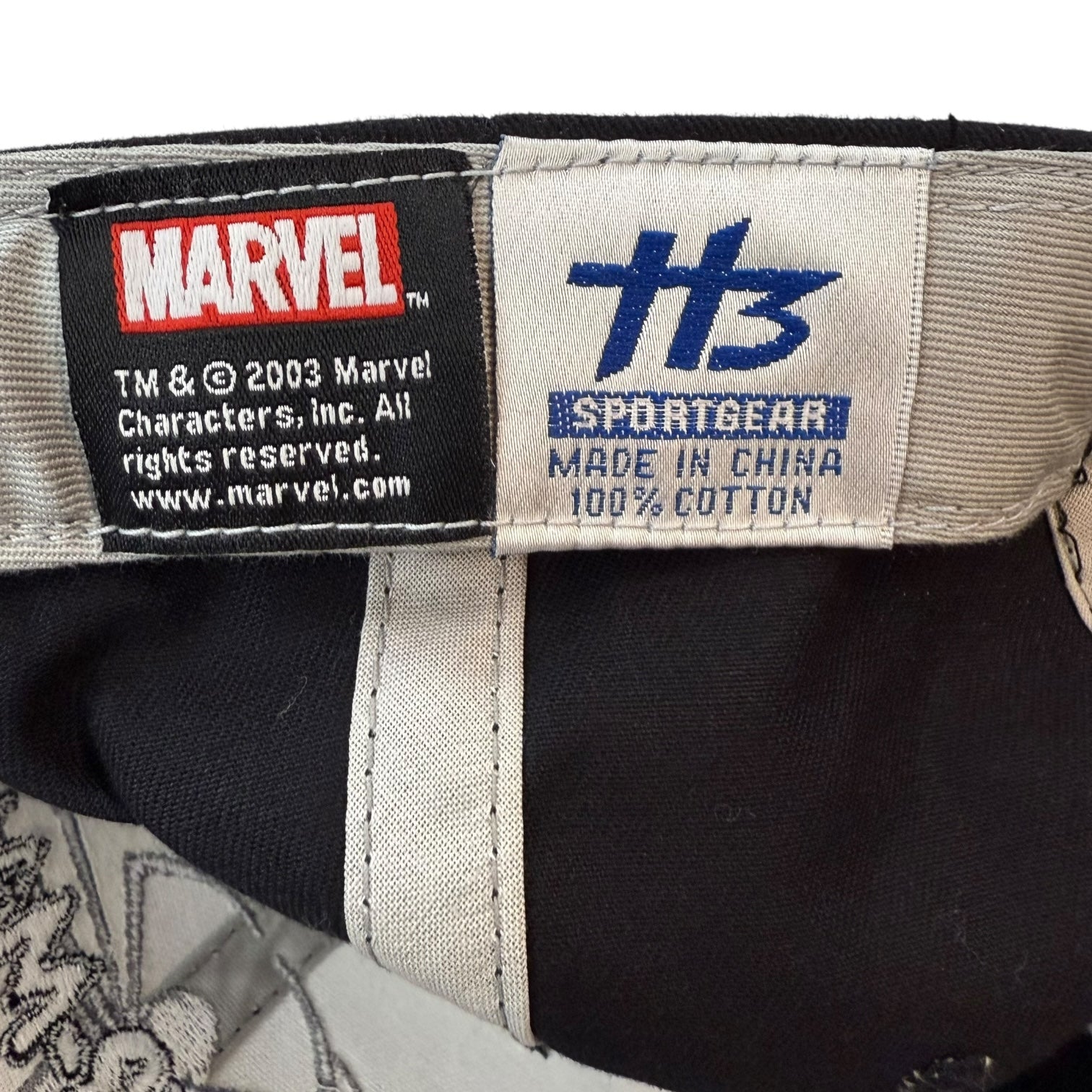 2003 Marvel Spider-Man Hat Black