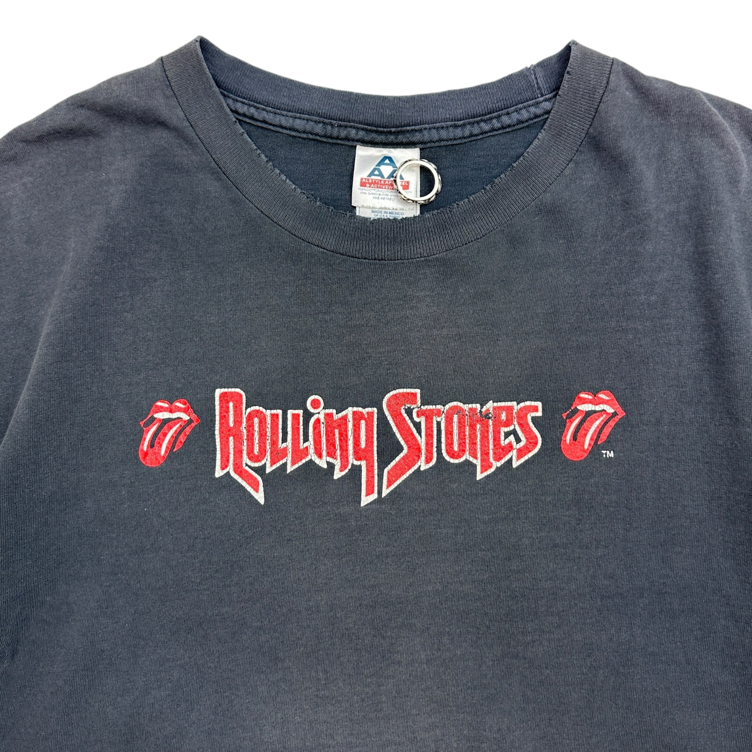 Vintage Rolling Stones Tour Tee Faded Black