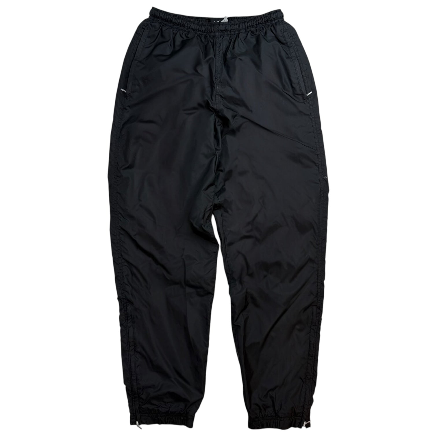 Vintage Nike Nylon Track Pants Black