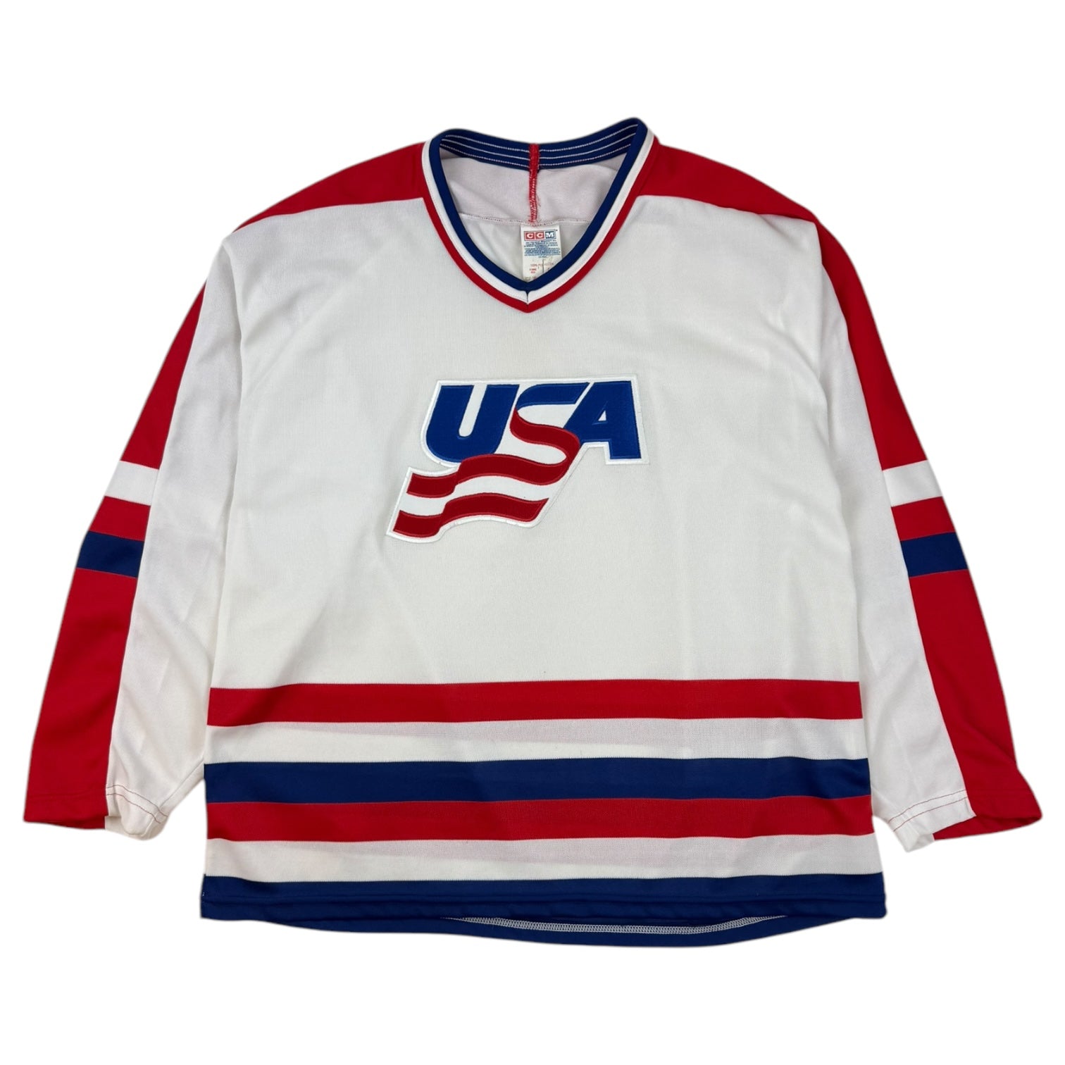 Vintage USA Hockey Jersey White