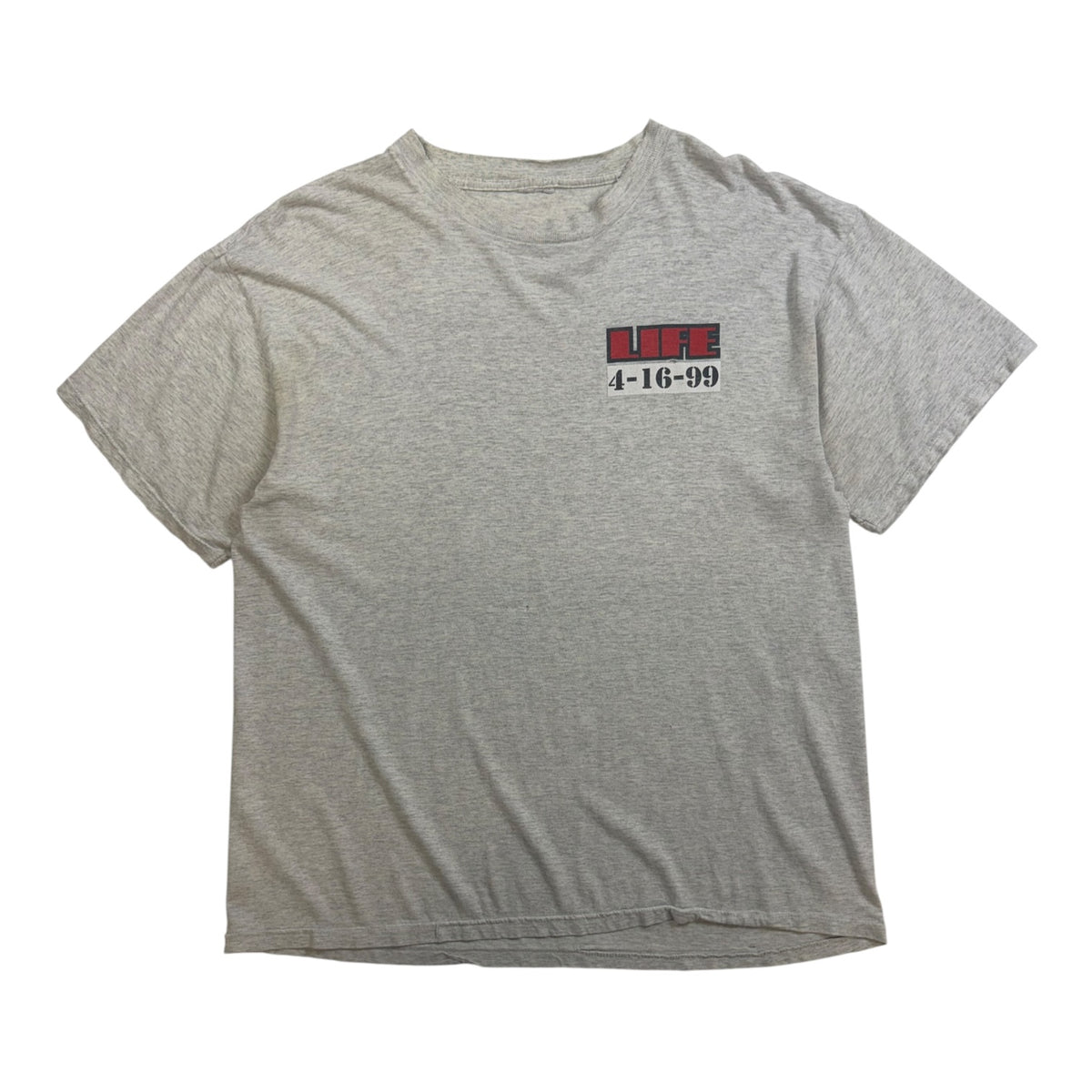 Vintage Eddie Murphy "LIFE 4-16-99" T-Shirt Grey