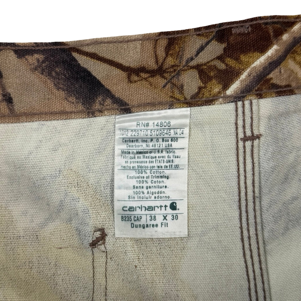 Carhartt Dungaree Fit Real Tree Pants