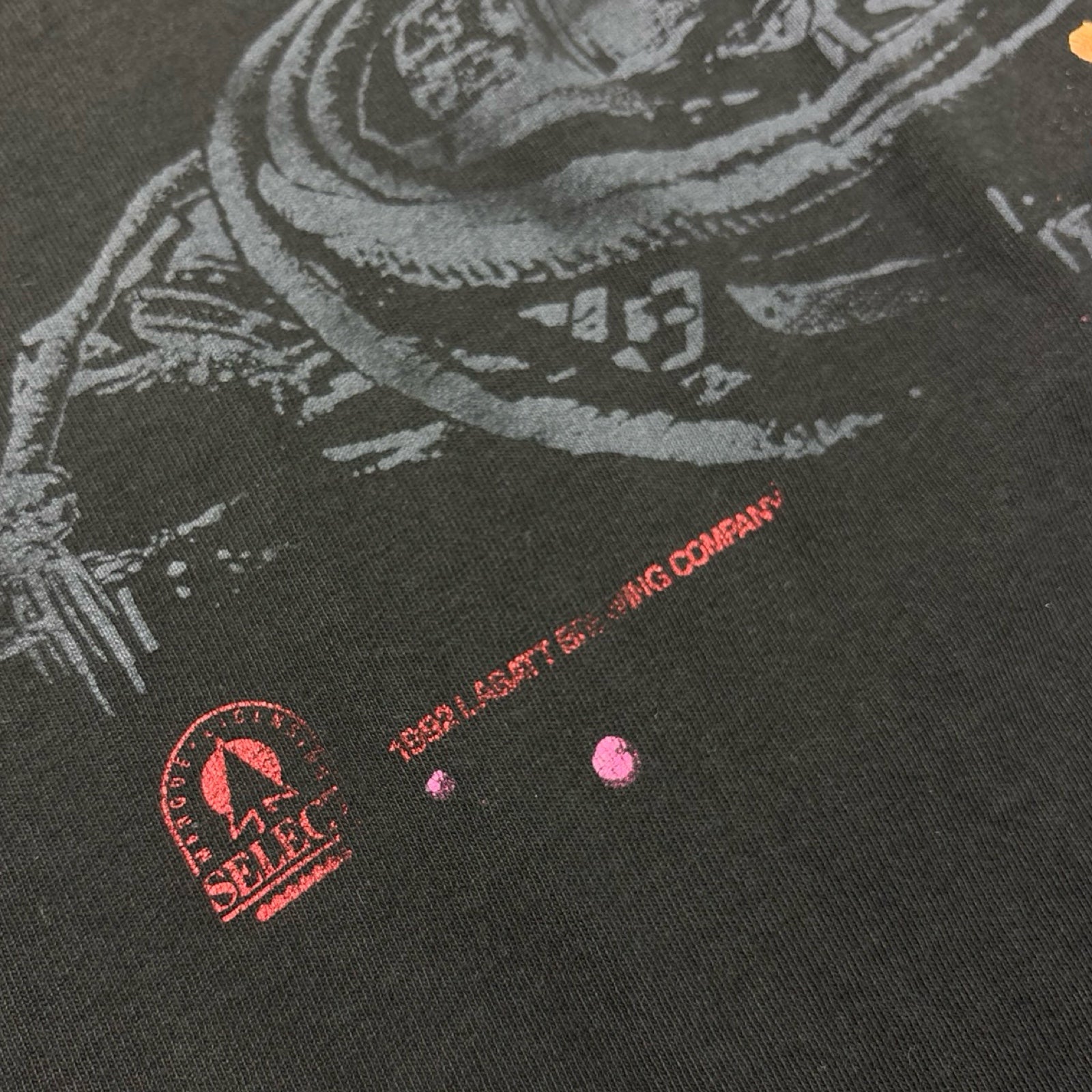 1992 Budweiser King Of Beers Cowboy T-Shirt Black