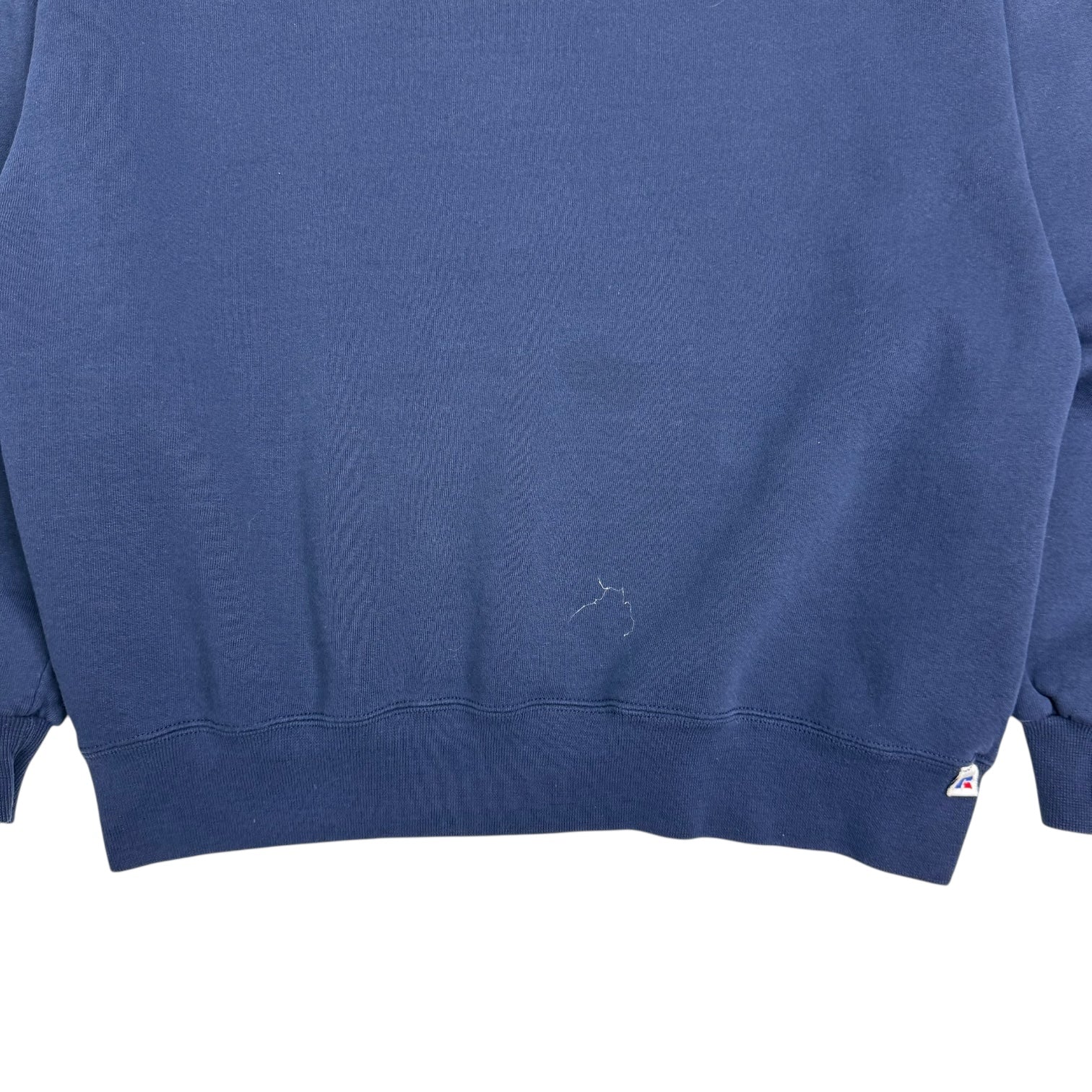 Vintage Russell Athletic Blank Crewneck Navy Blue
