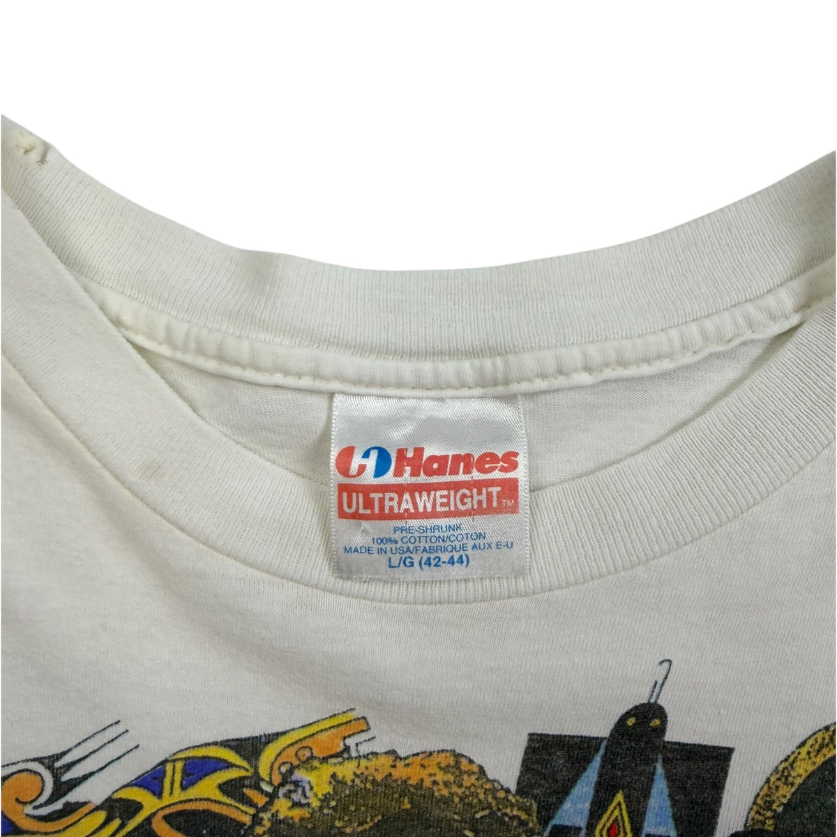 Vintage Bob Dylan 1993 Santana Tour T-Shirt White