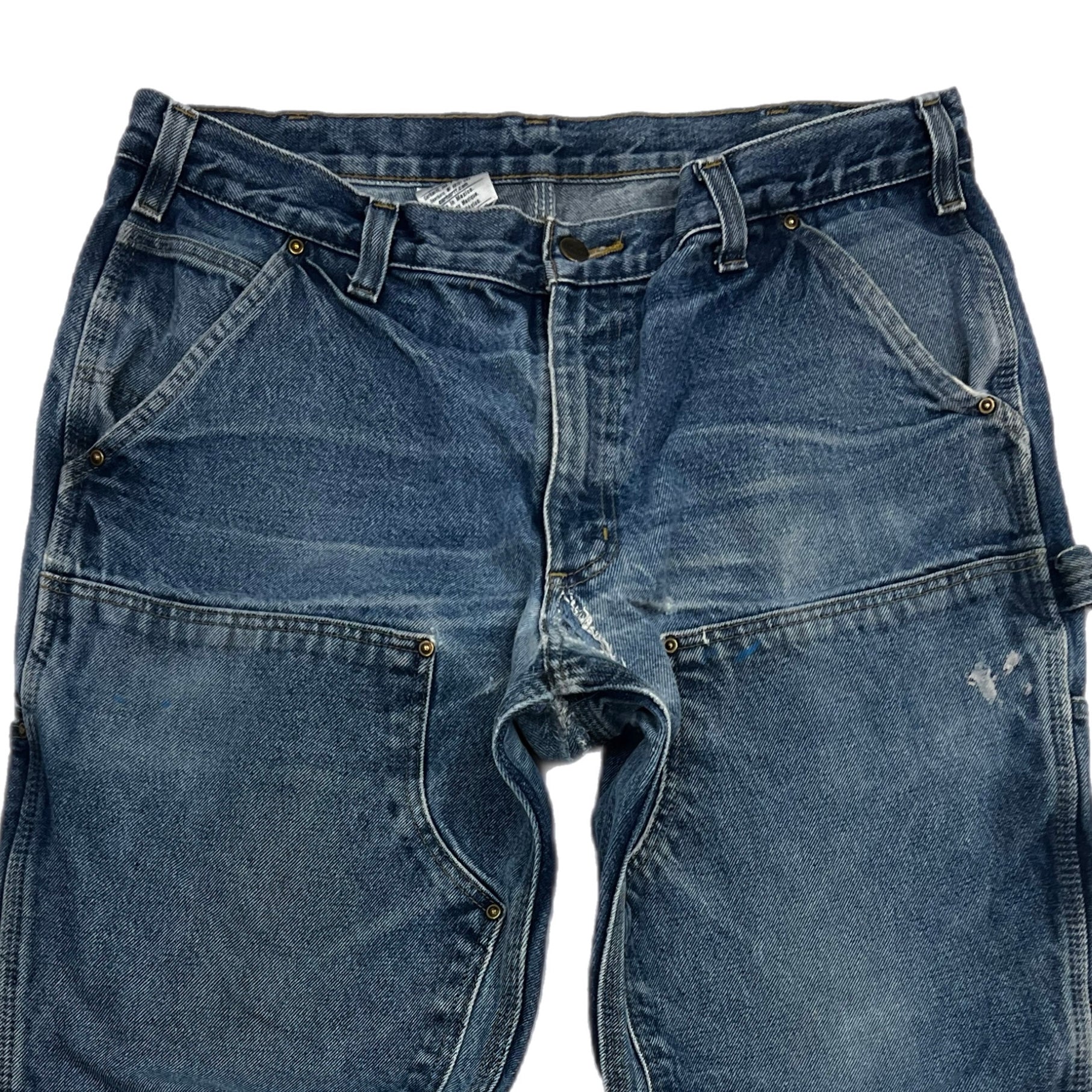 Vintage Carhartt Washed Denim Double Knee