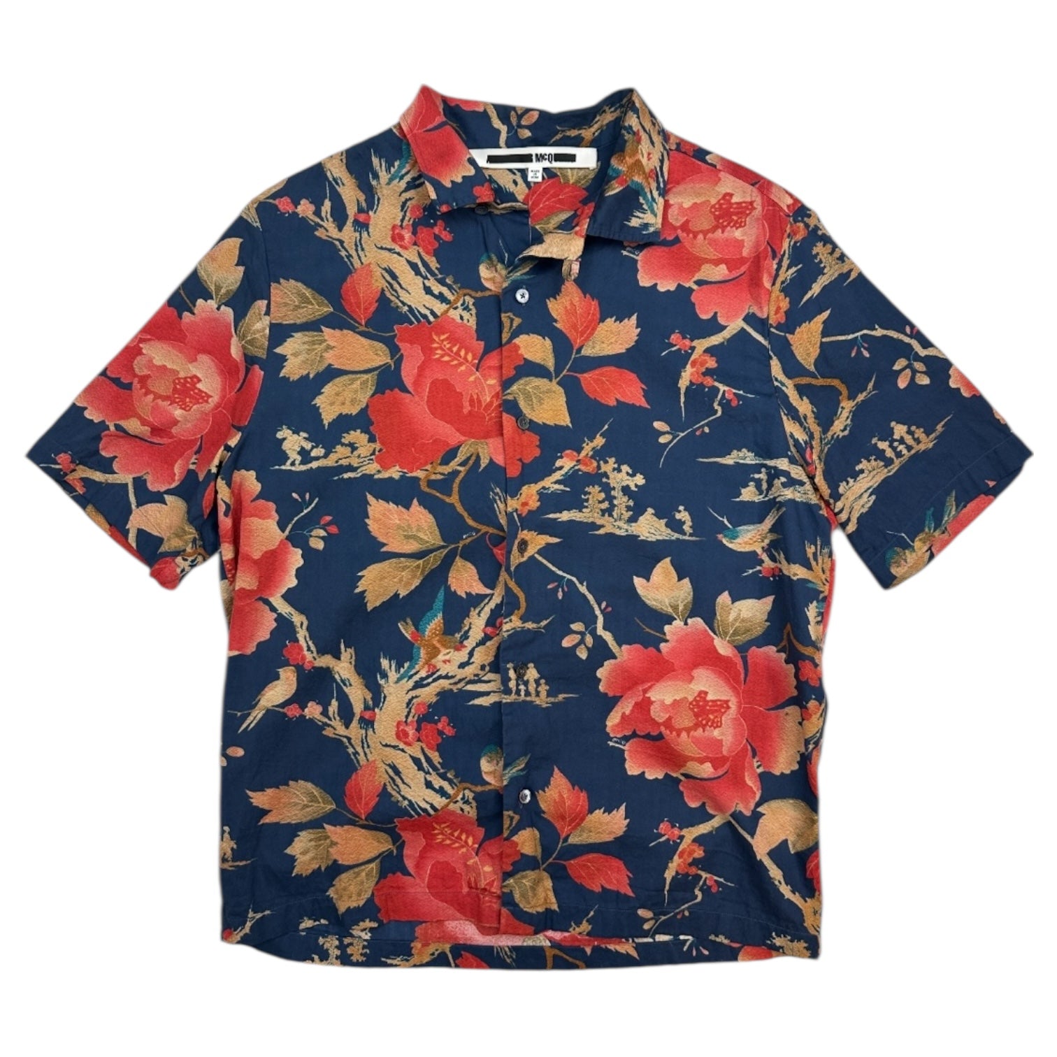 Alexander Mcqueen Floral Button Up