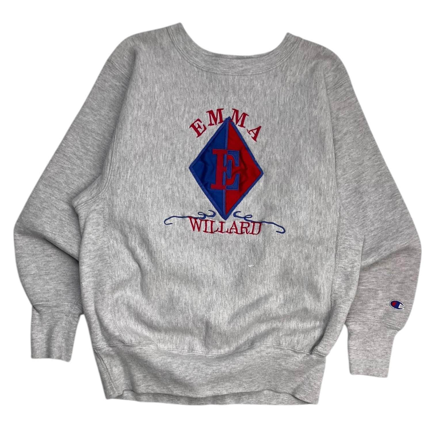 Vintage Emma Willard Reverse Weave Crew